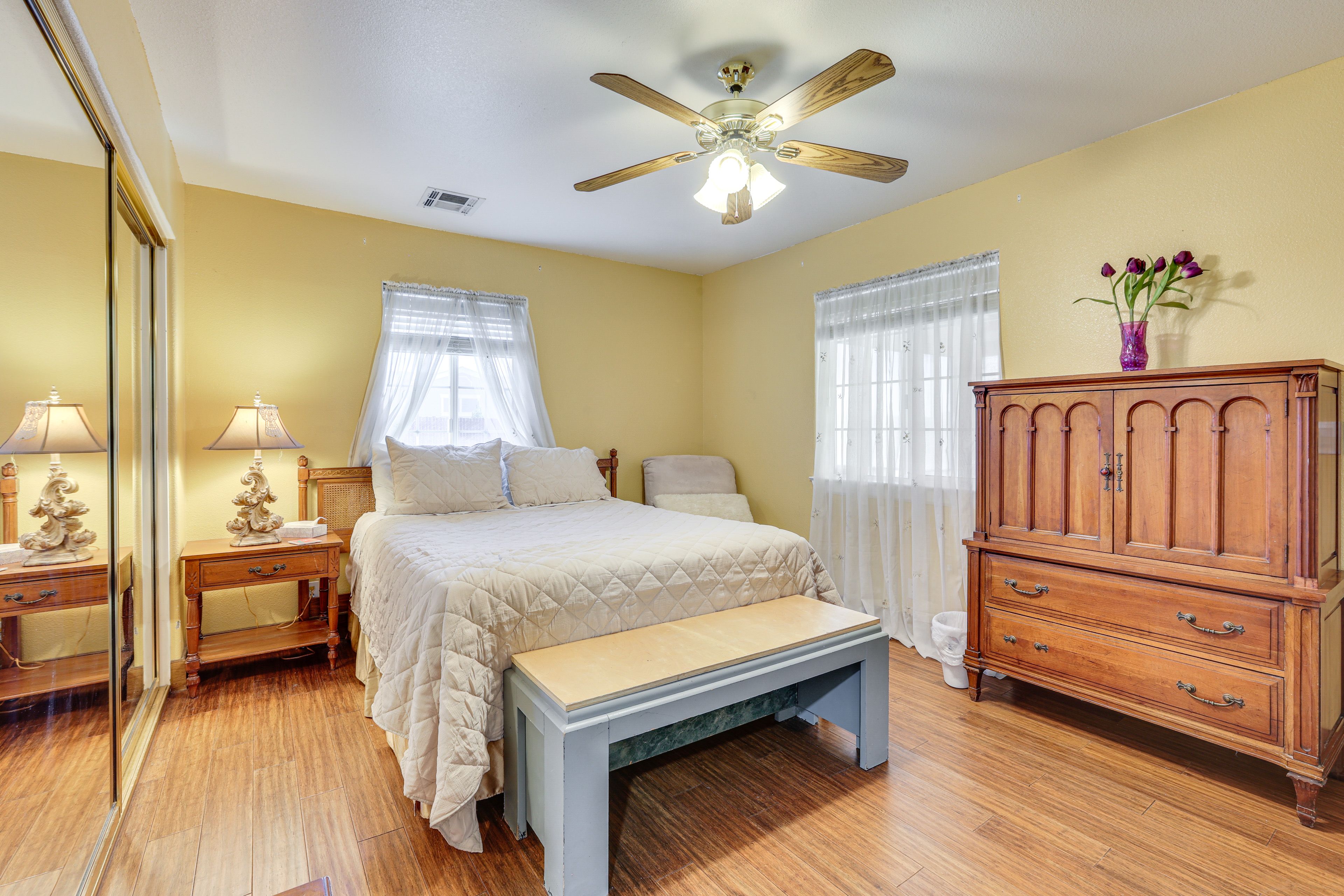 Bedroom 1 | Queen Bed | Linens Provided | Keyless Entry