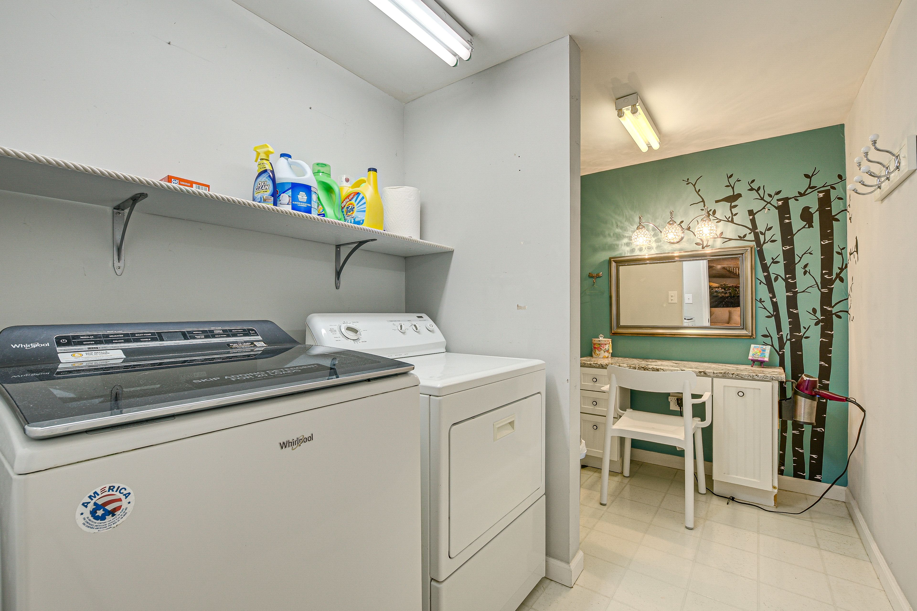 Washer & Dryer | Vanity Space