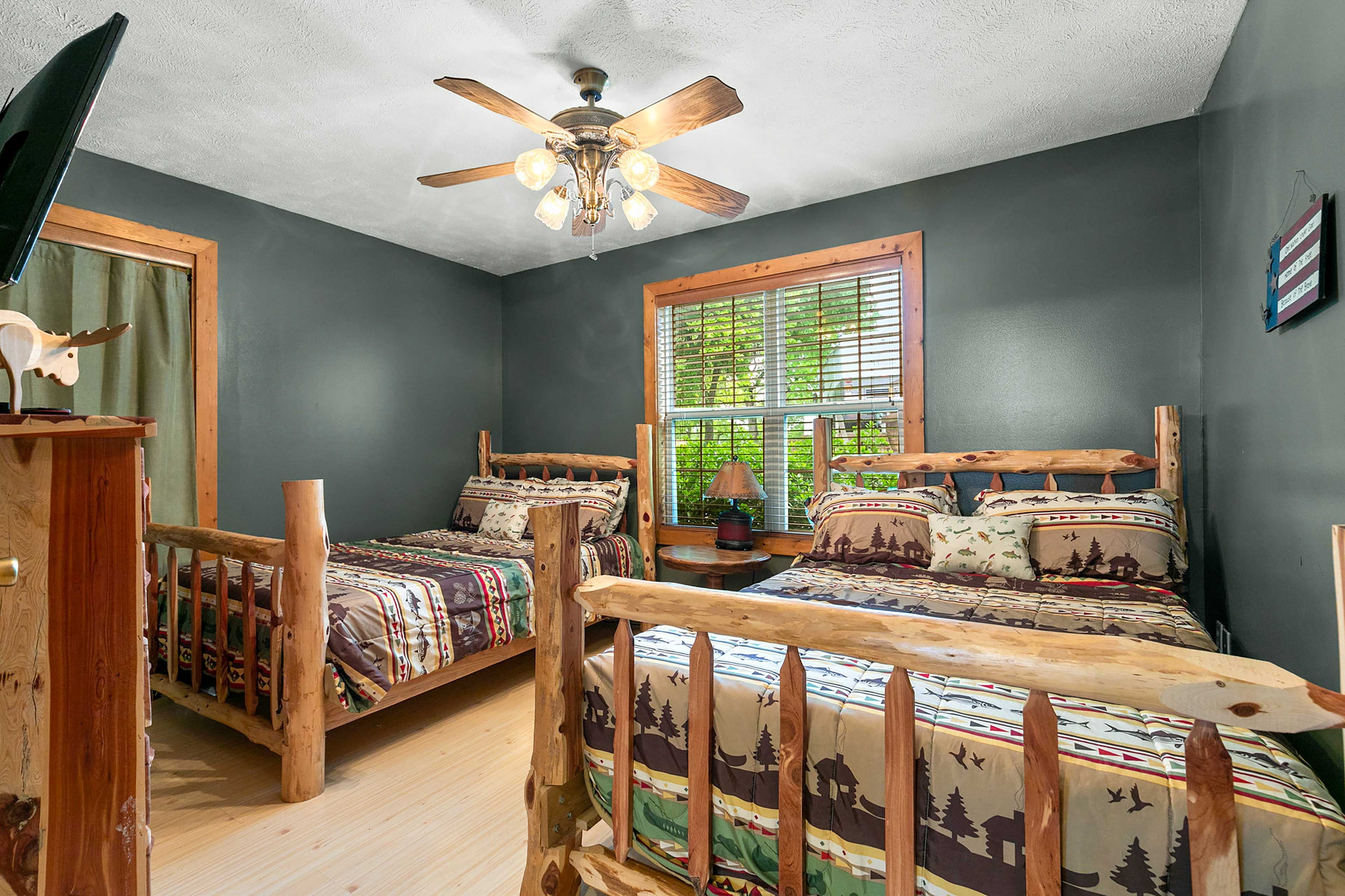 Bedroom 3 | 2 Full Beds | 2nd Floor