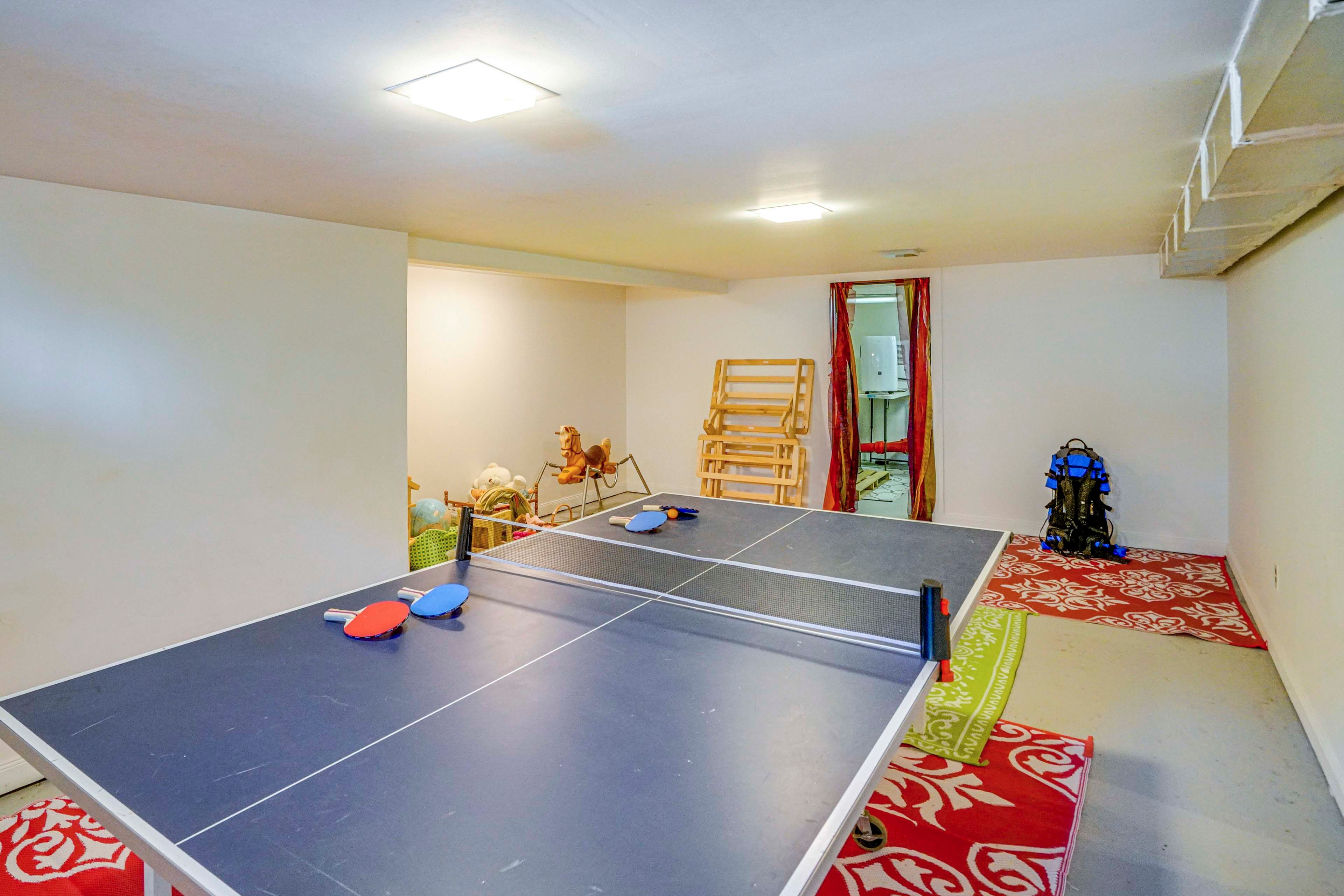 Game Room | Ping-Pong Table | Lower Level