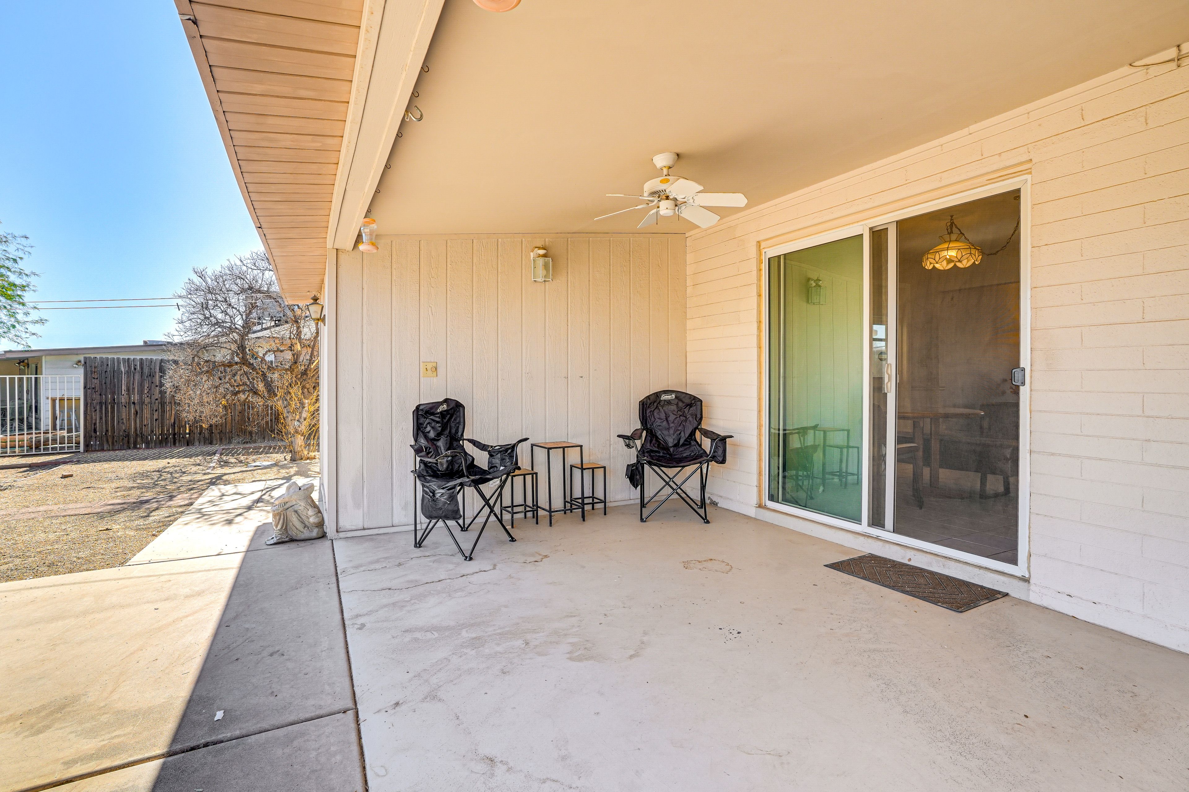 Covered Patio | Dartboard