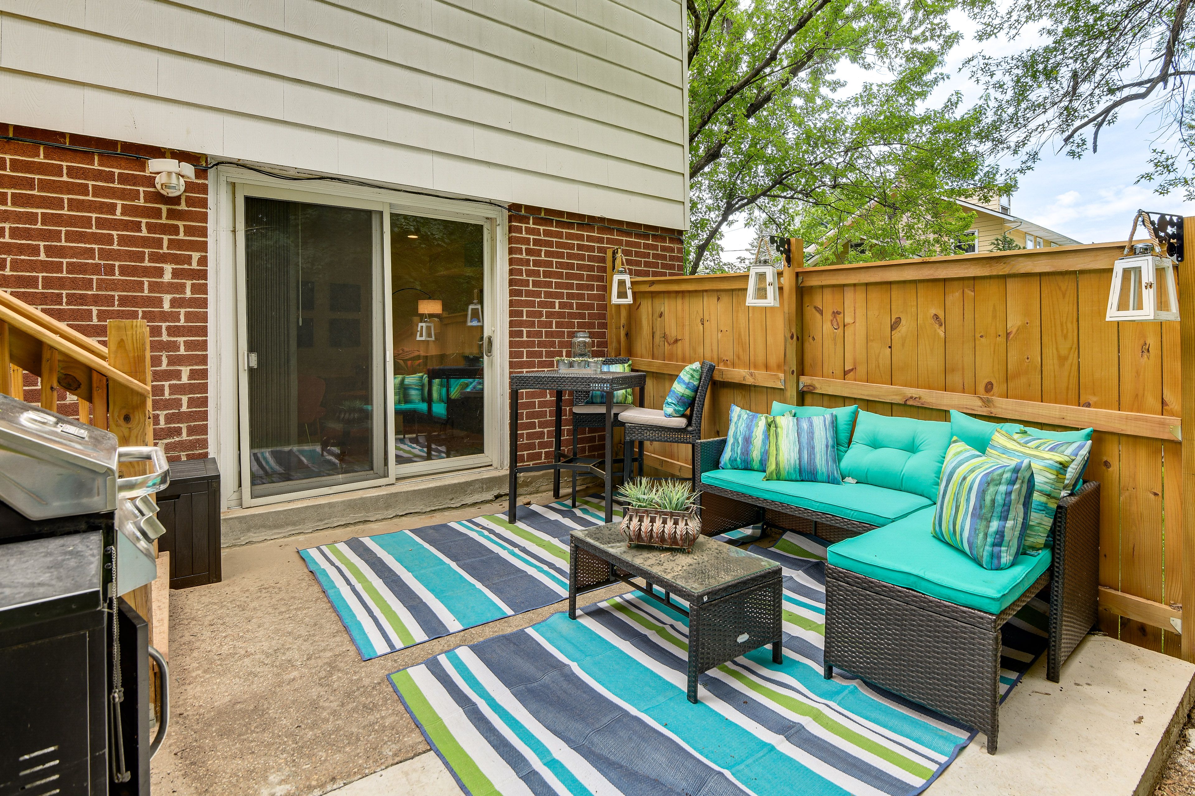 Private Patio | Fenced Backyard
