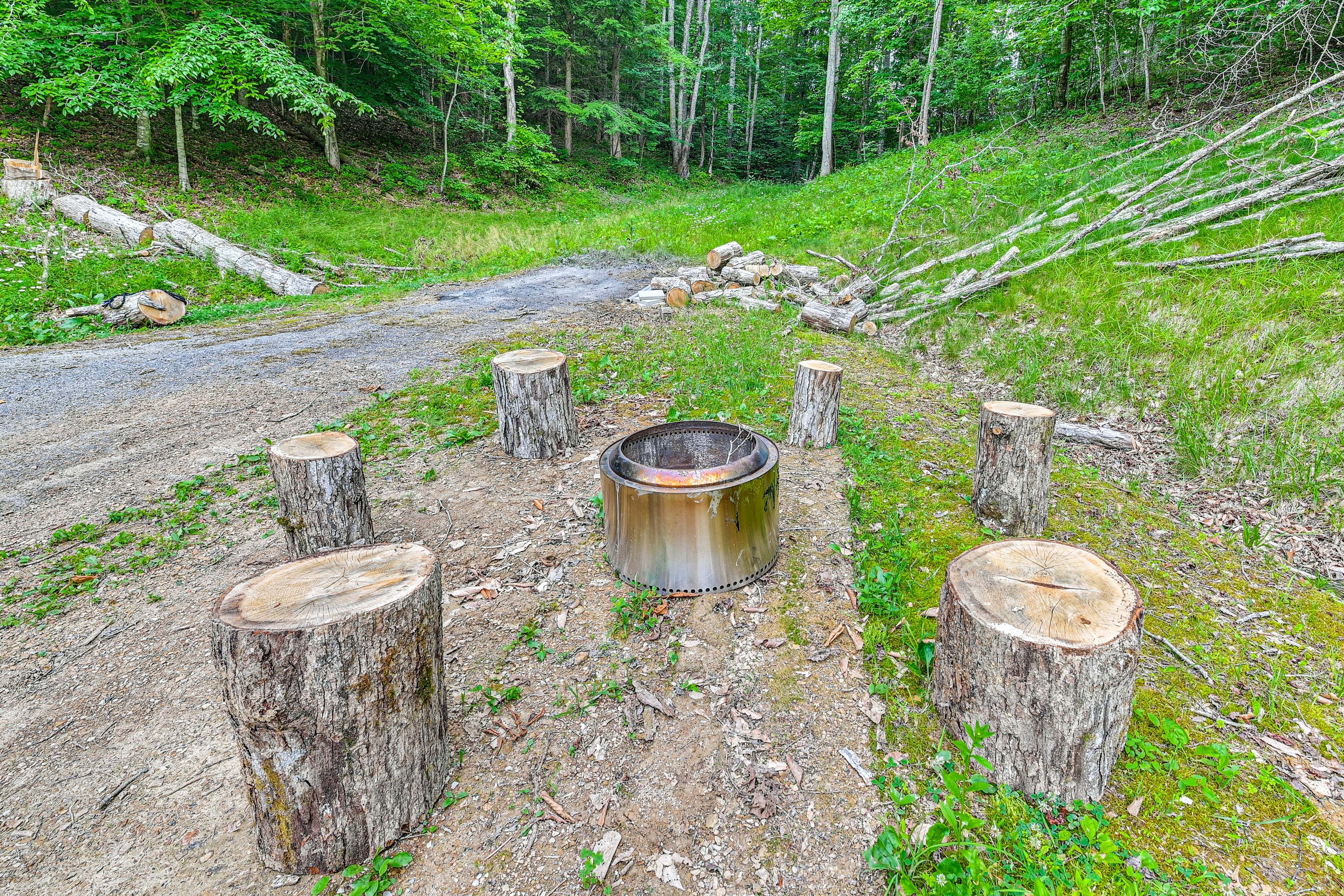 Cabin Exterior | Fire Pit