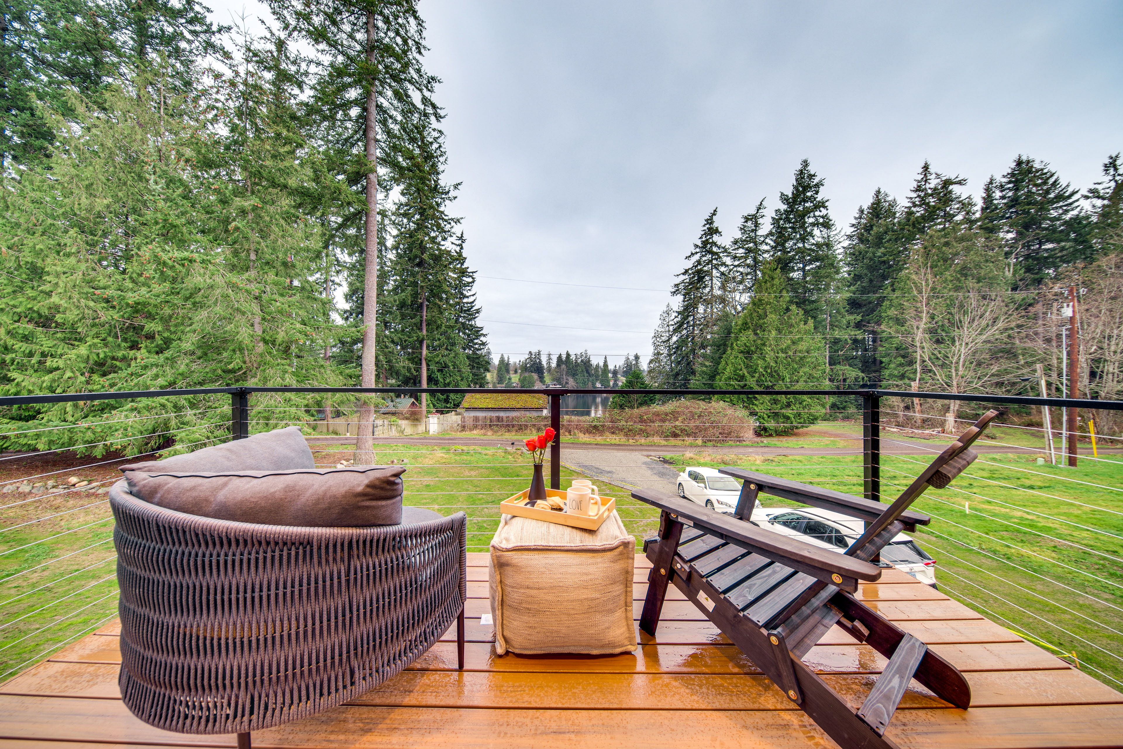 Furnished Balcony & Patio | Lake Views