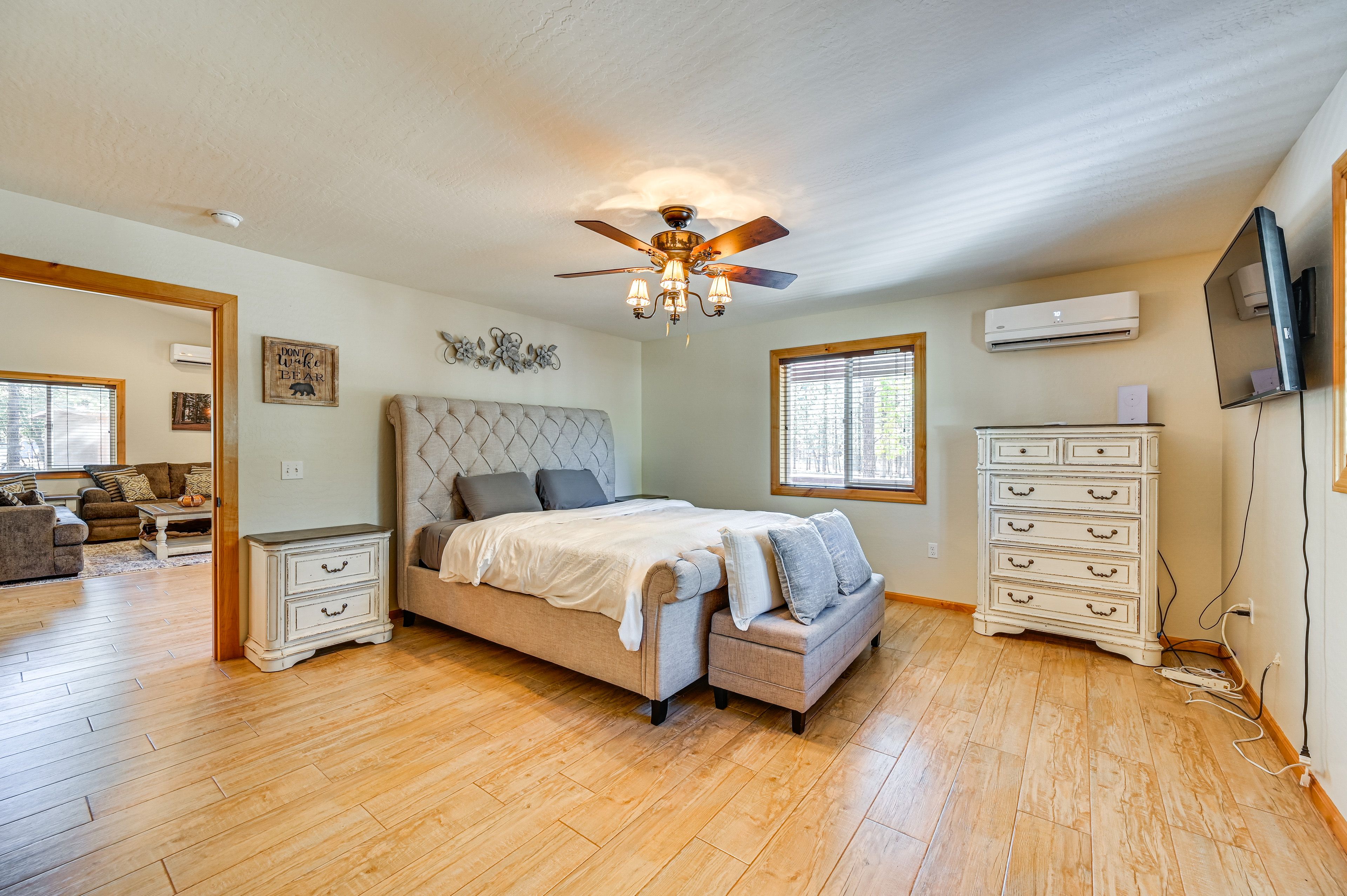 Bedroom | King Bed | Smart TV | Linens Provided | En-Suite Bathroom