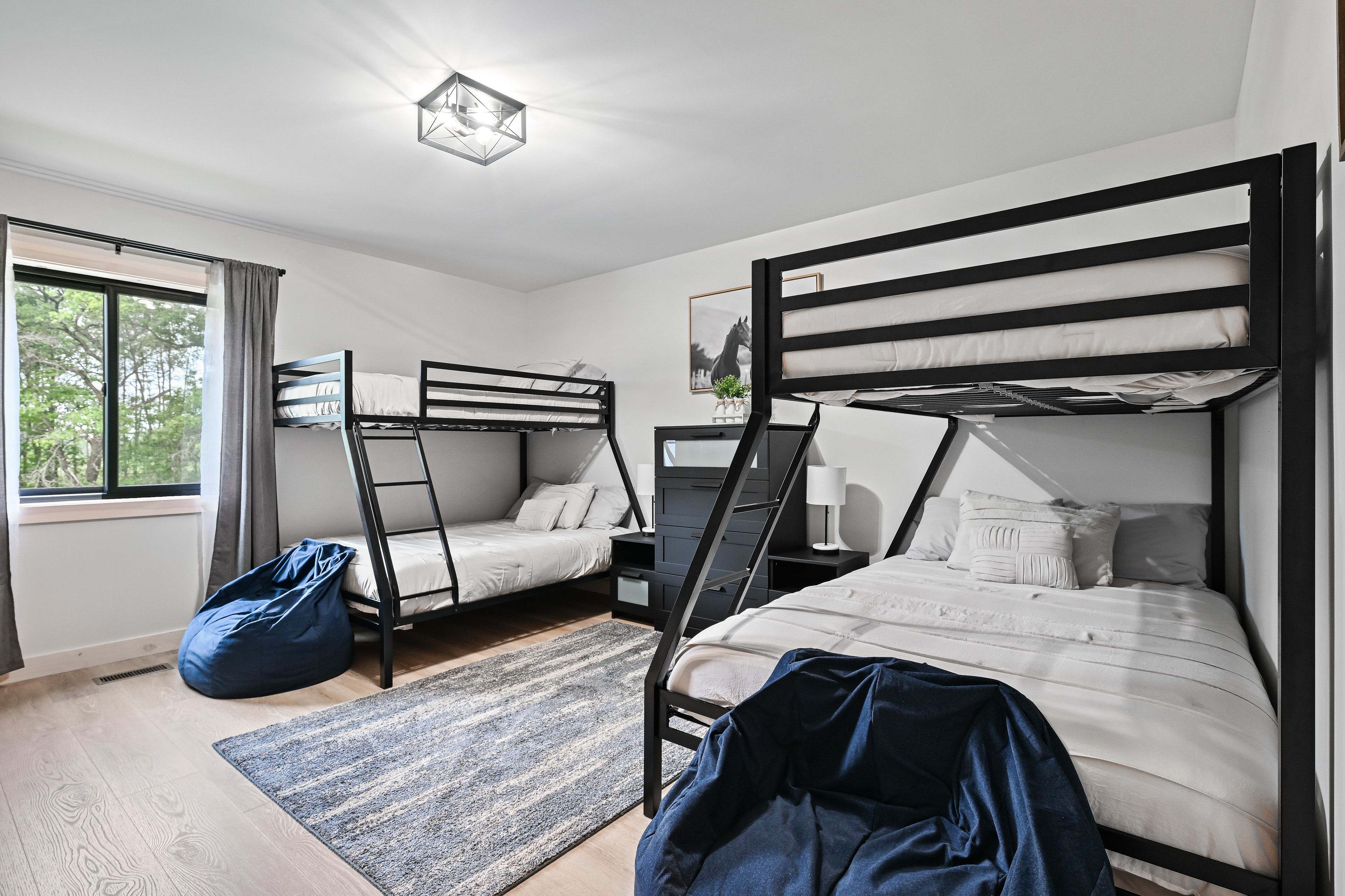 Bedroom 4 | 2nd Floor | 2 Twin/Full Bunk Beds | Linens Provided