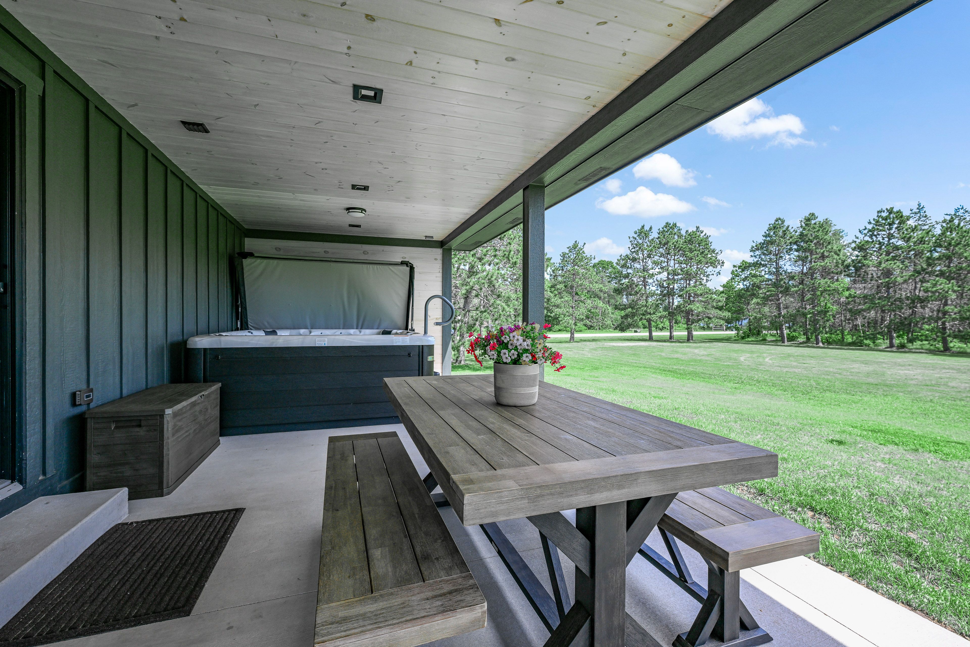 Patio | Outdoor Dining Area | Hot Tub
