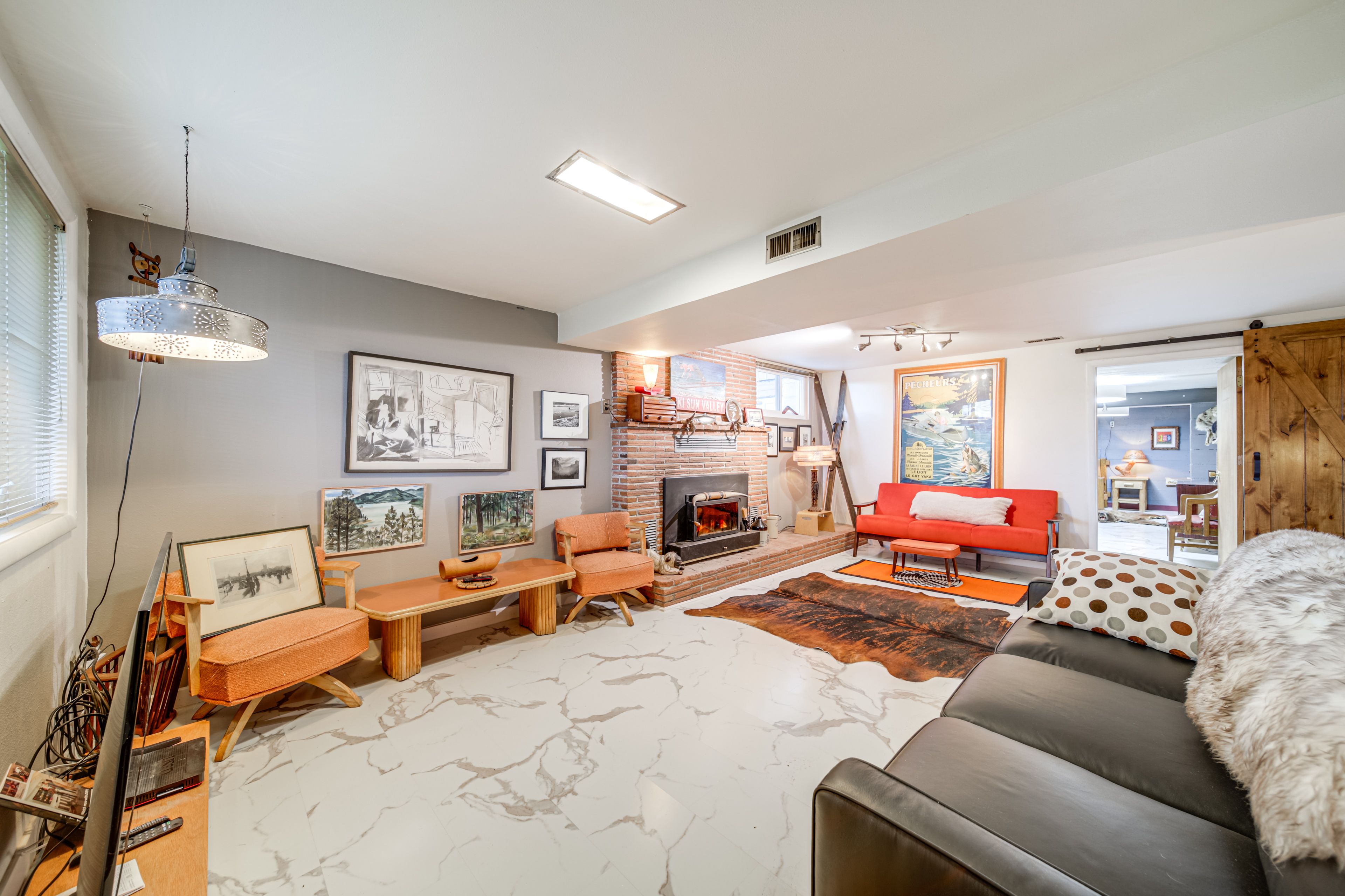 Living Room Room | Central A/C | Fireplace