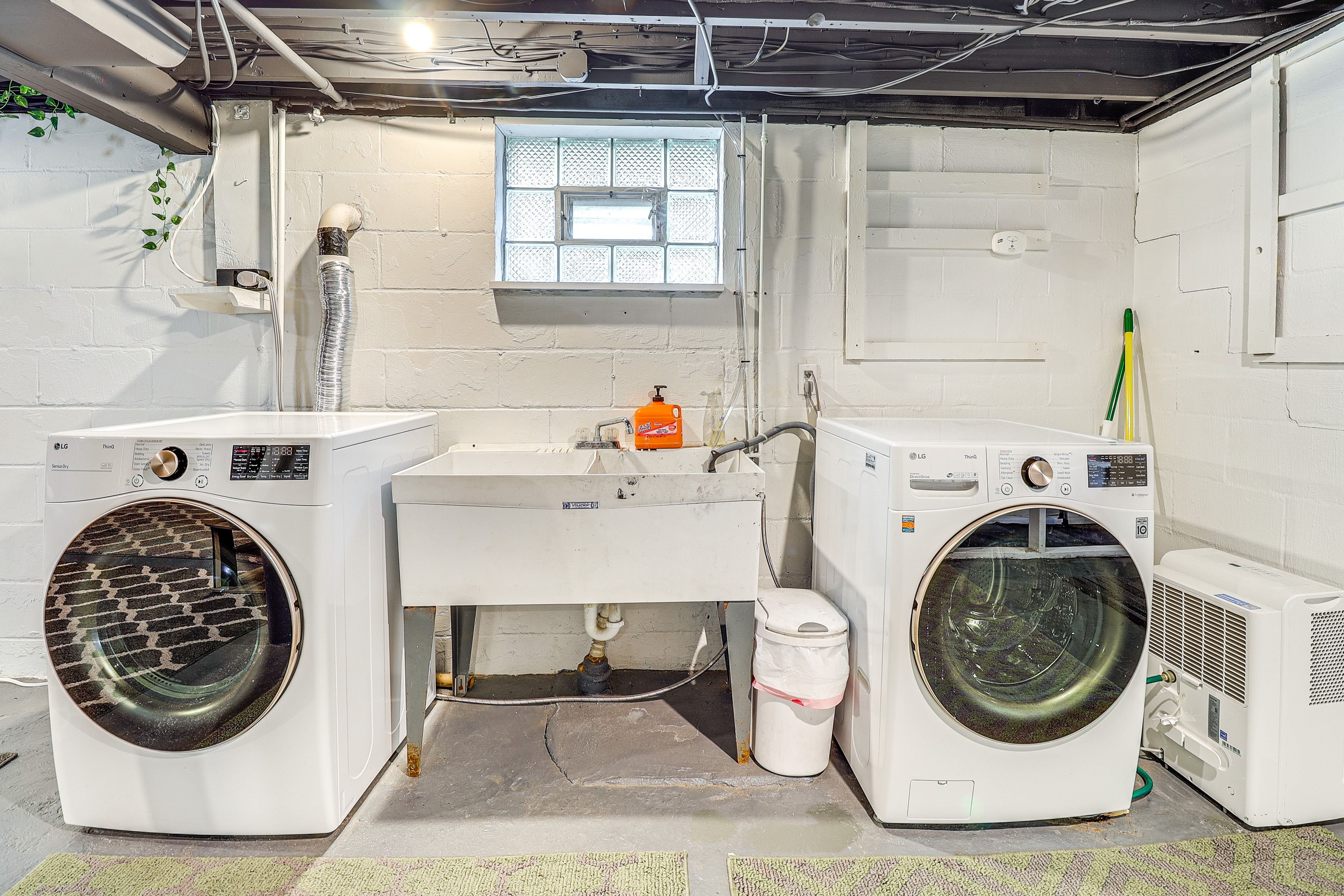 Laundry Area | Washer & Dryer | Basement Floor