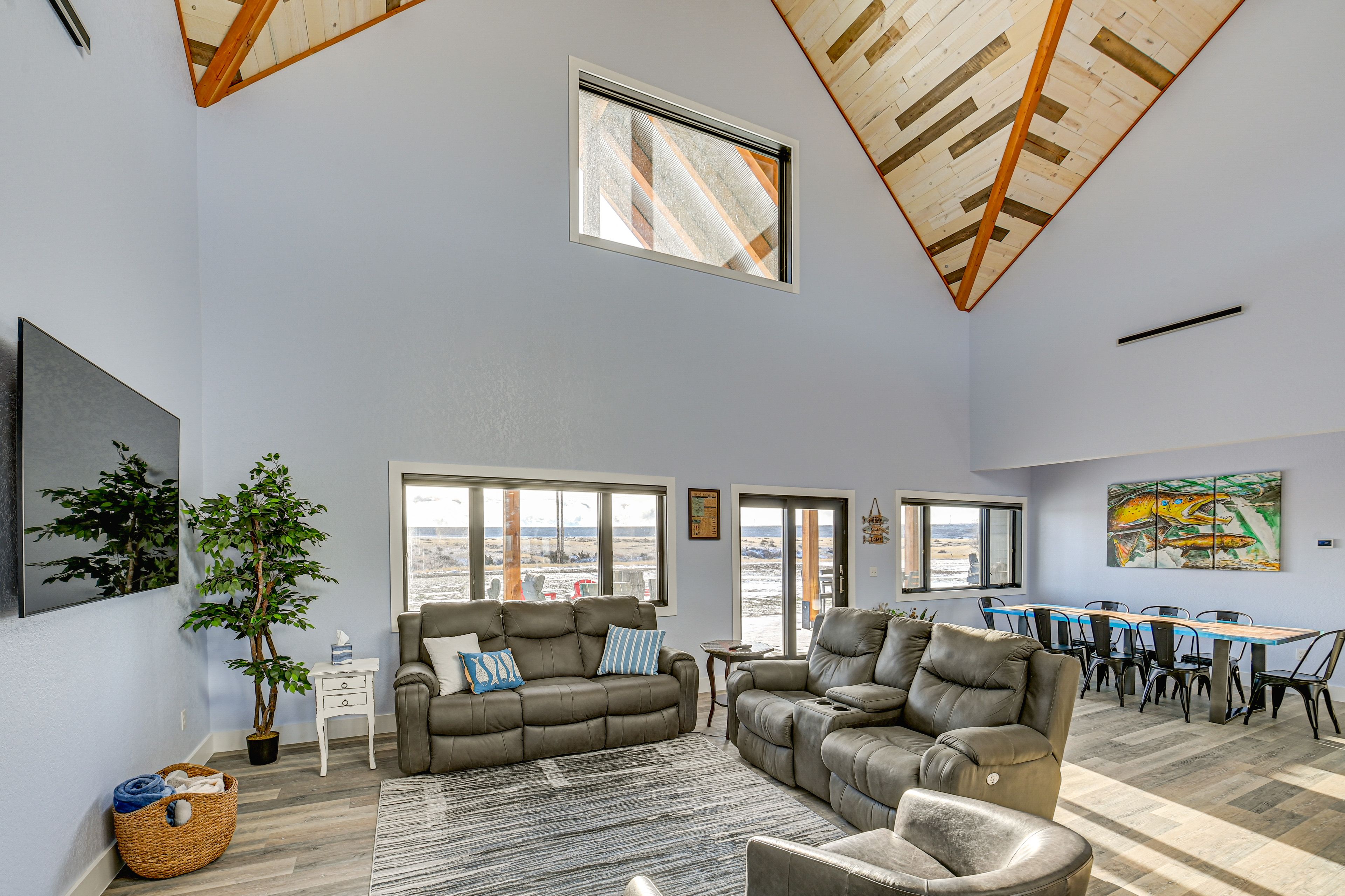 Living Room | 1st Floor | 2-Story Home | Central A/C & Heating
