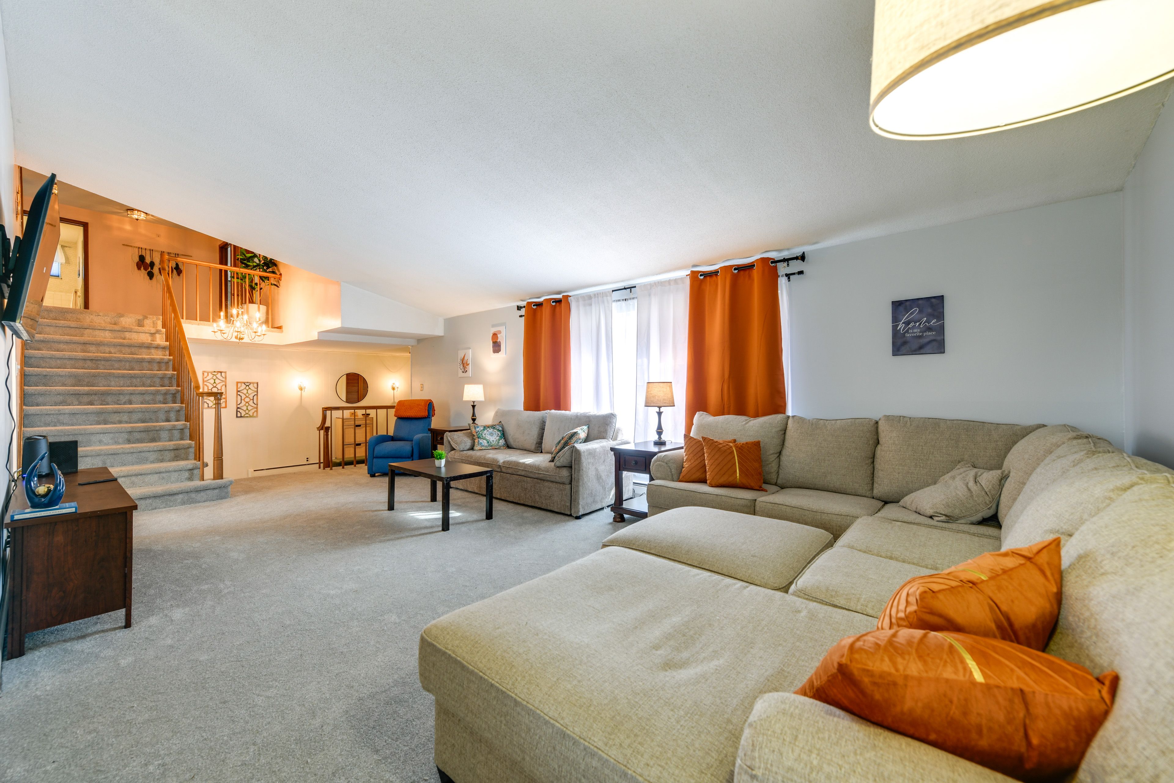 Living Room 1 | Main Level | Twin Sleeper Sofa | Smart TV w/ Cable