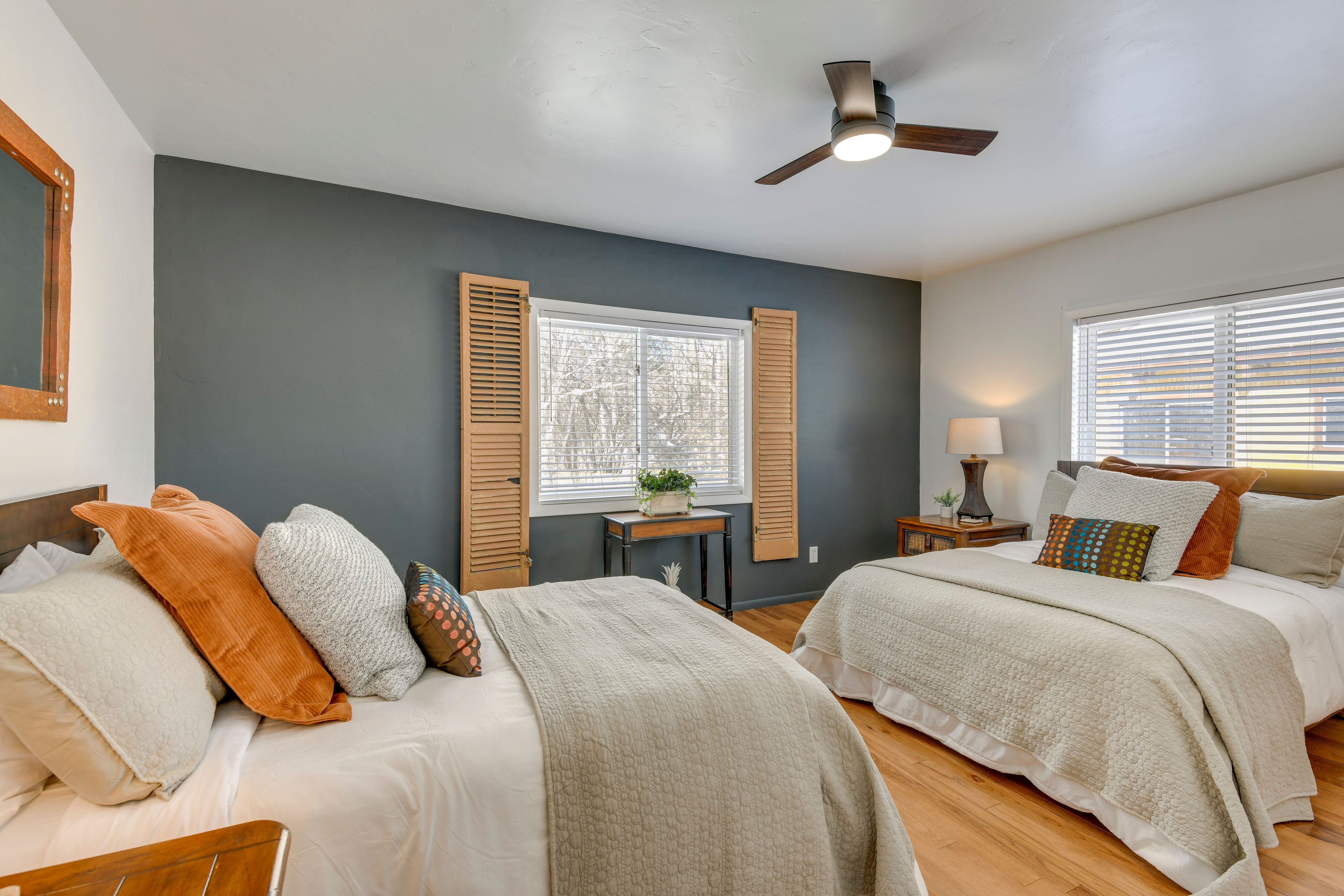 Bedroom 5 | Upper Level | 2 Full Beds | Linens Provided