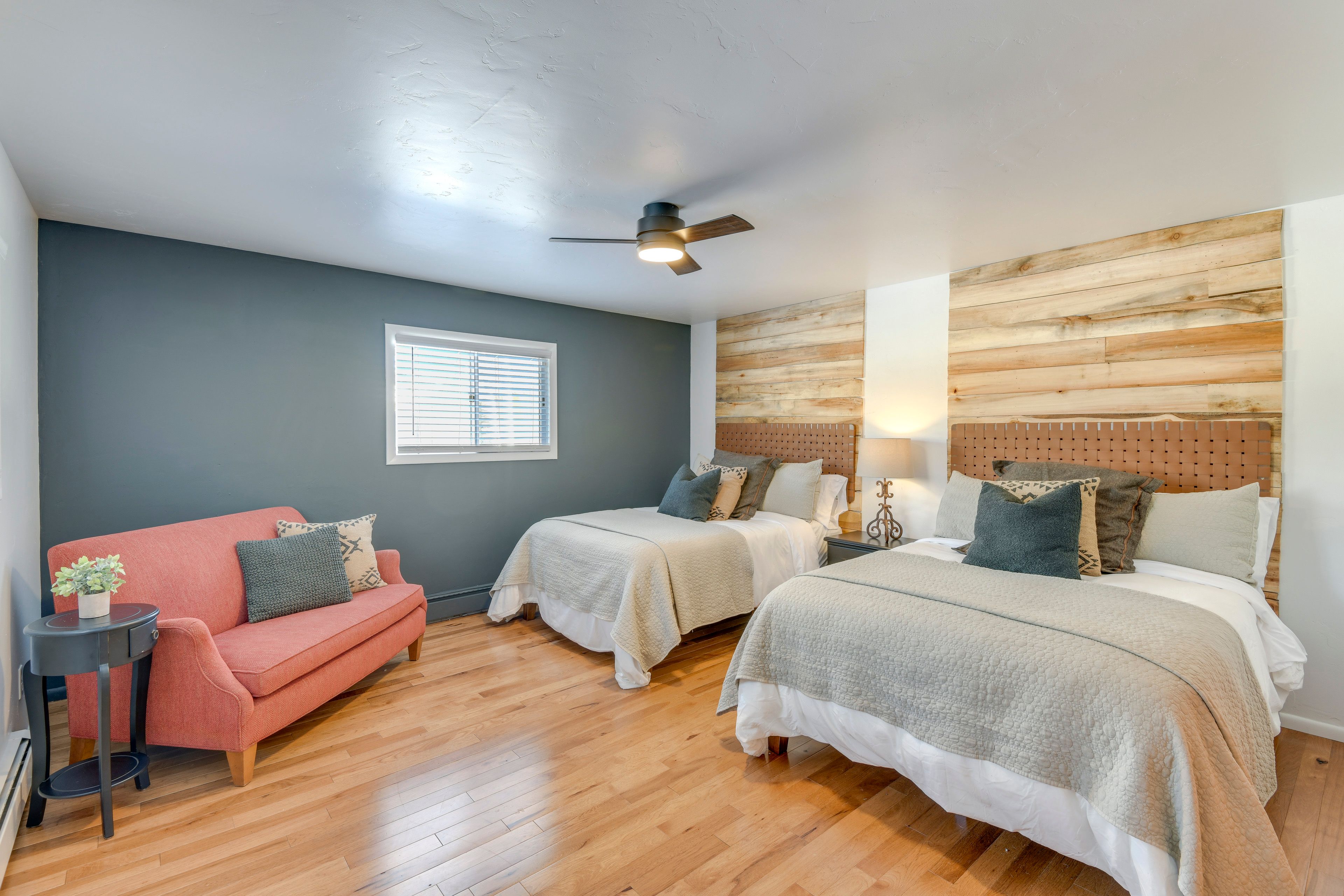 Bedroom 6 | Upper Level | 2 Full Beds | Linens Provided