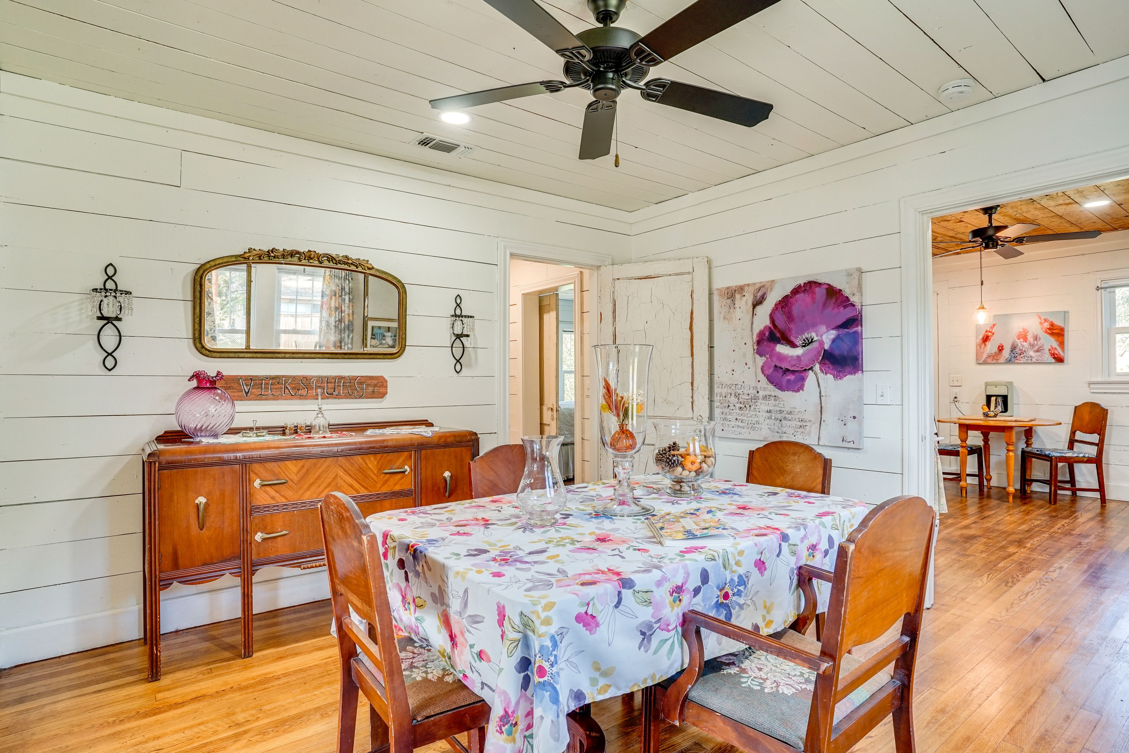 Dining Area | Dishware/Flatware | Trash Bags/Paper Towels