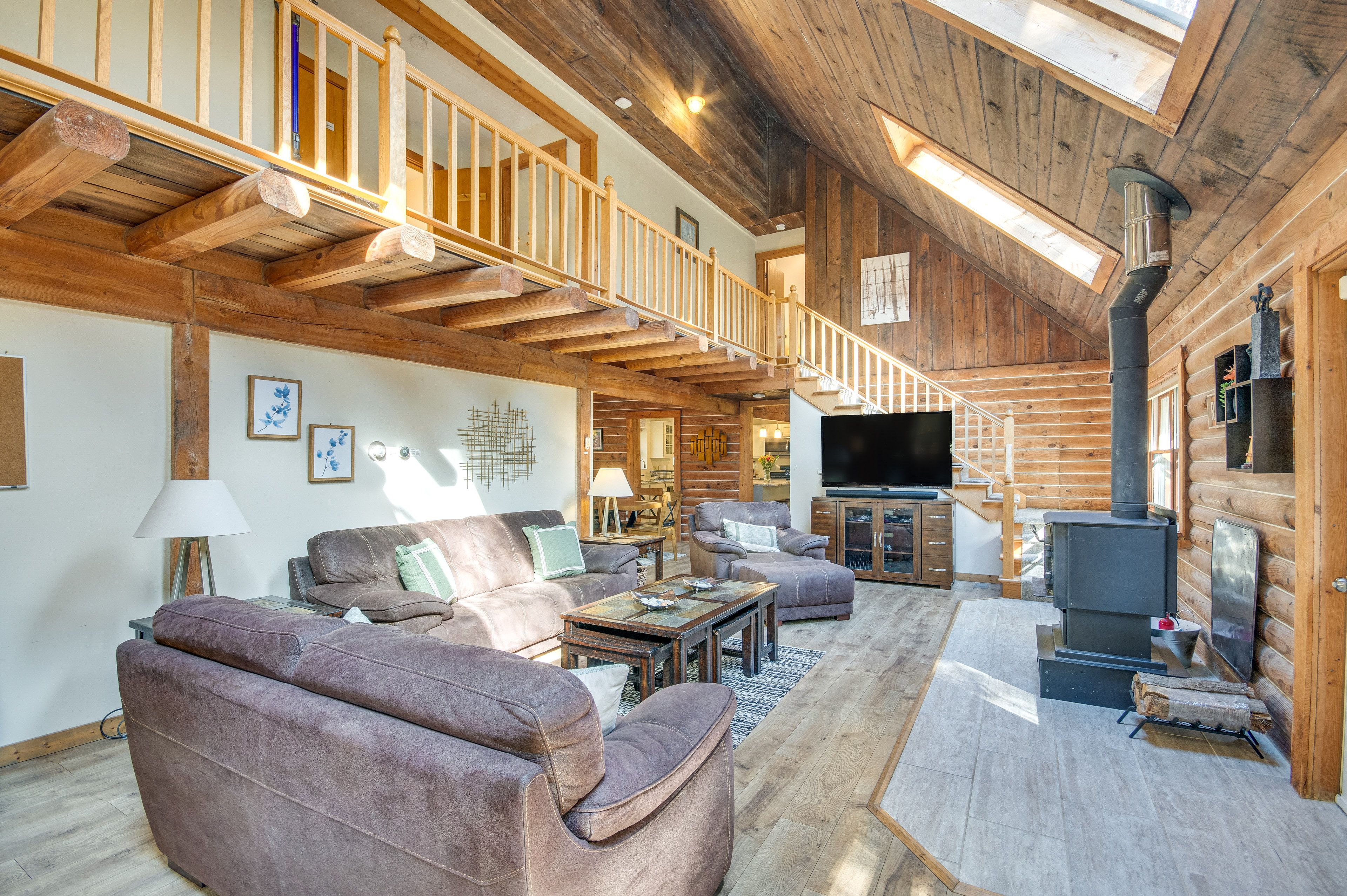 Living Room | Wood-Burning Stove | 1st Floor