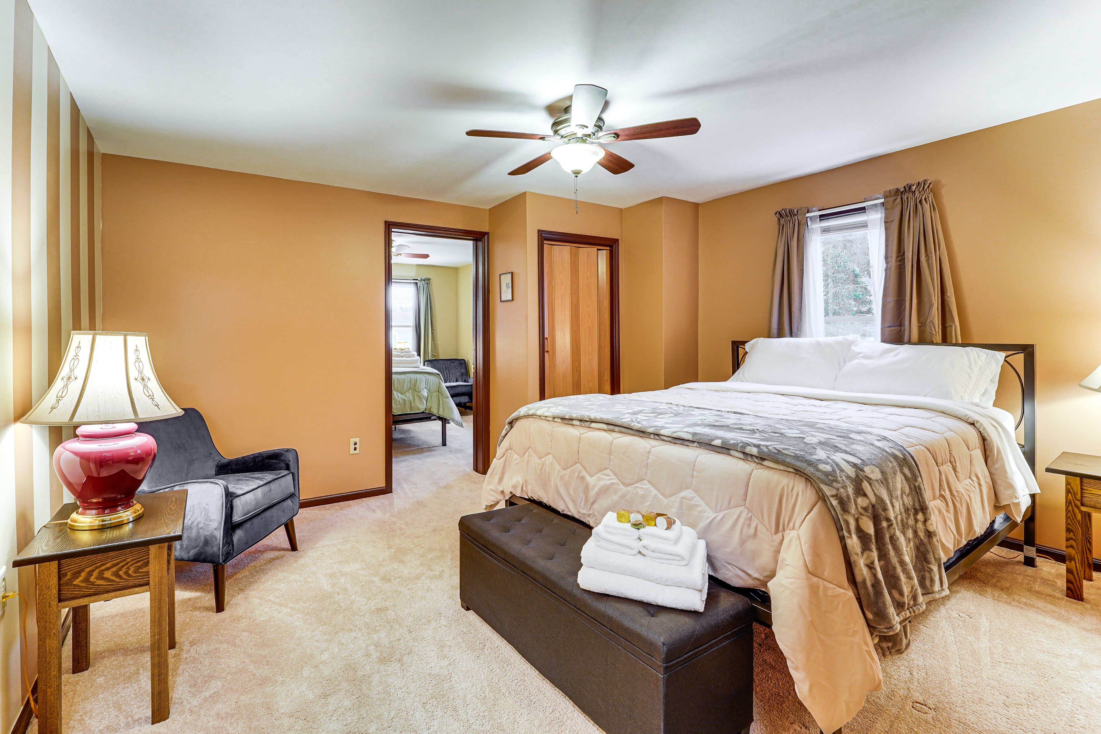 Bedroom 1 | 2nd Floor | Queen Bed | Linens Provided