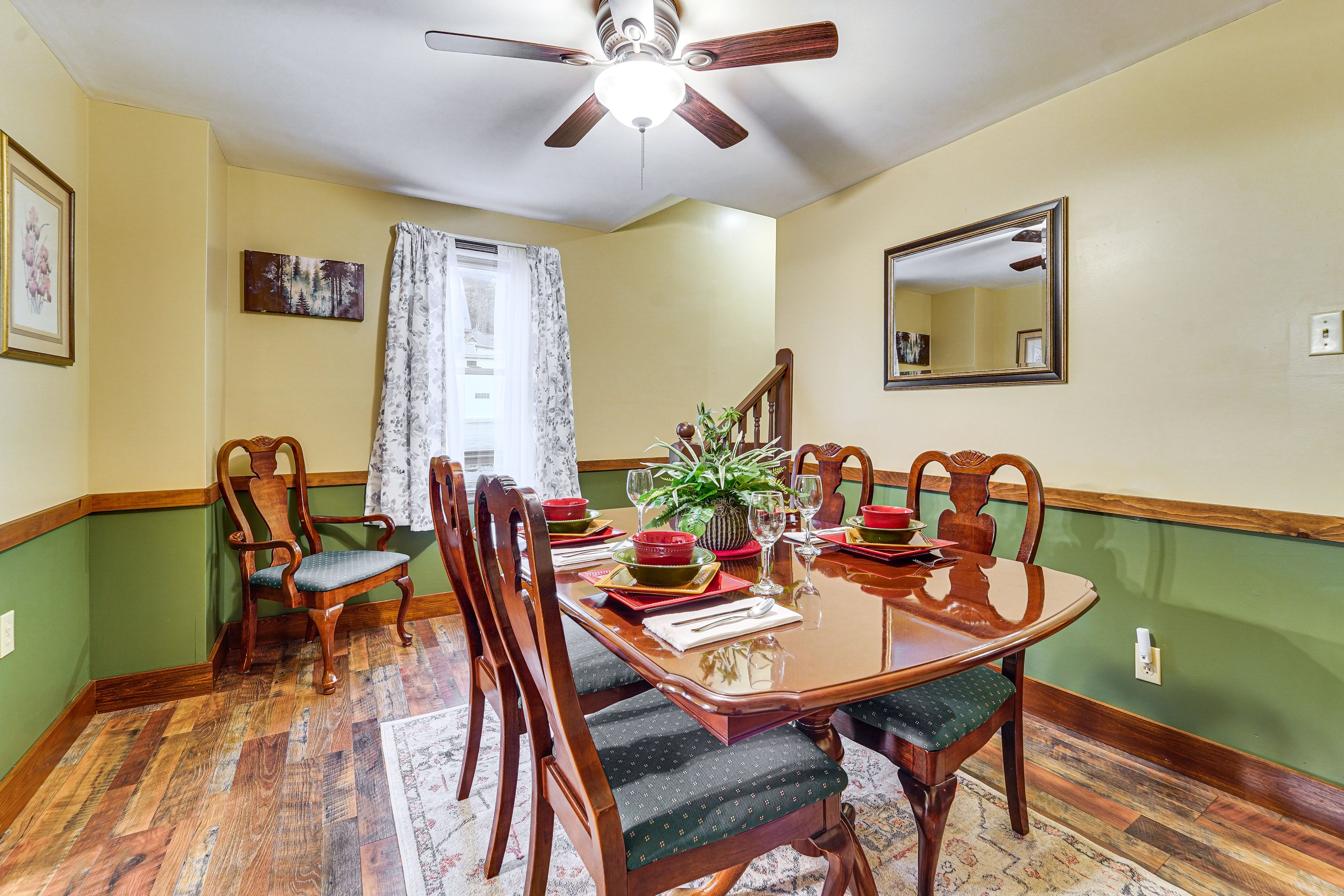 Dining Room | 1st Floor | 2-Story Home | Dishware & Flatware