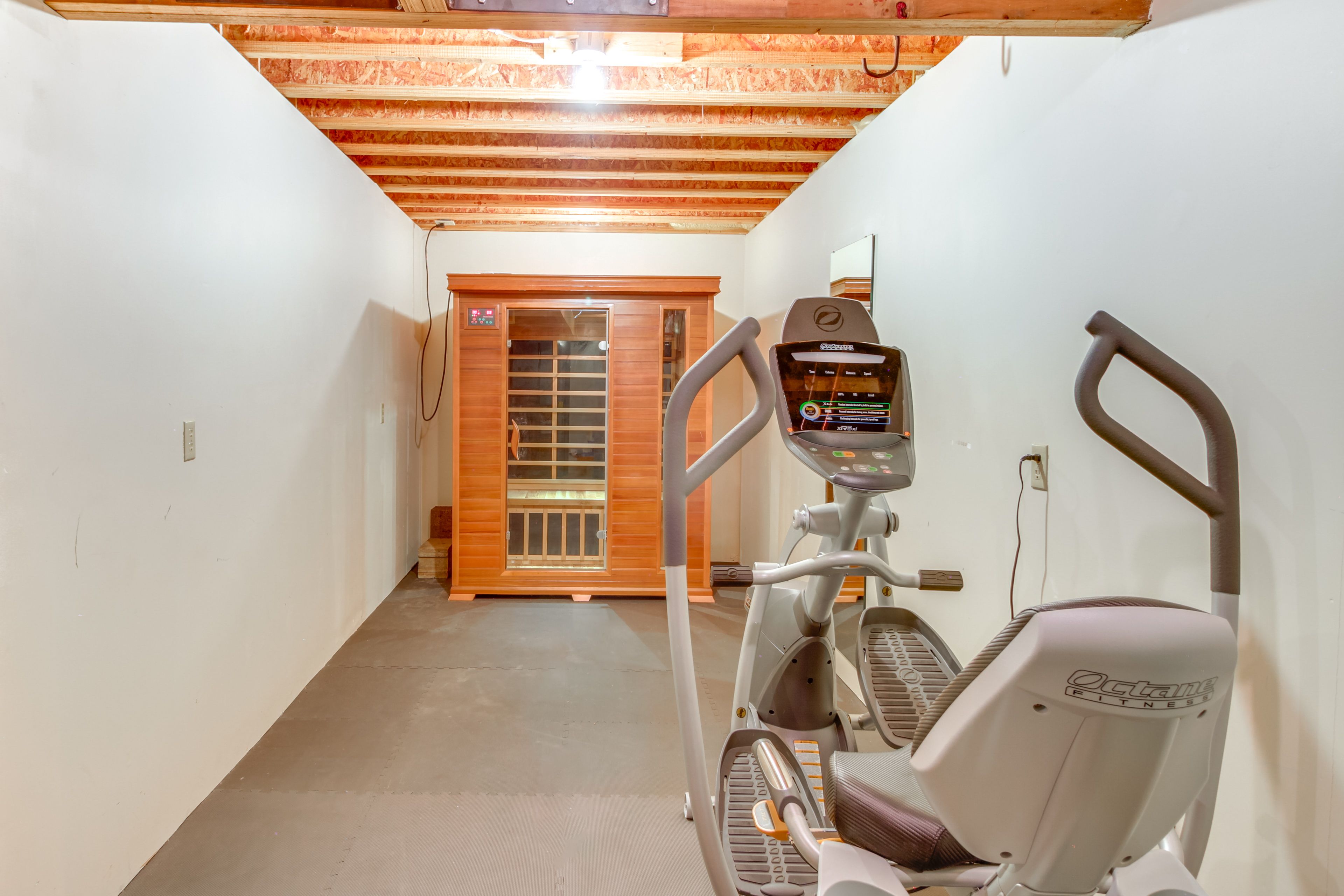 Home Gym Equipment | Infrared Sauna | Lower Floor