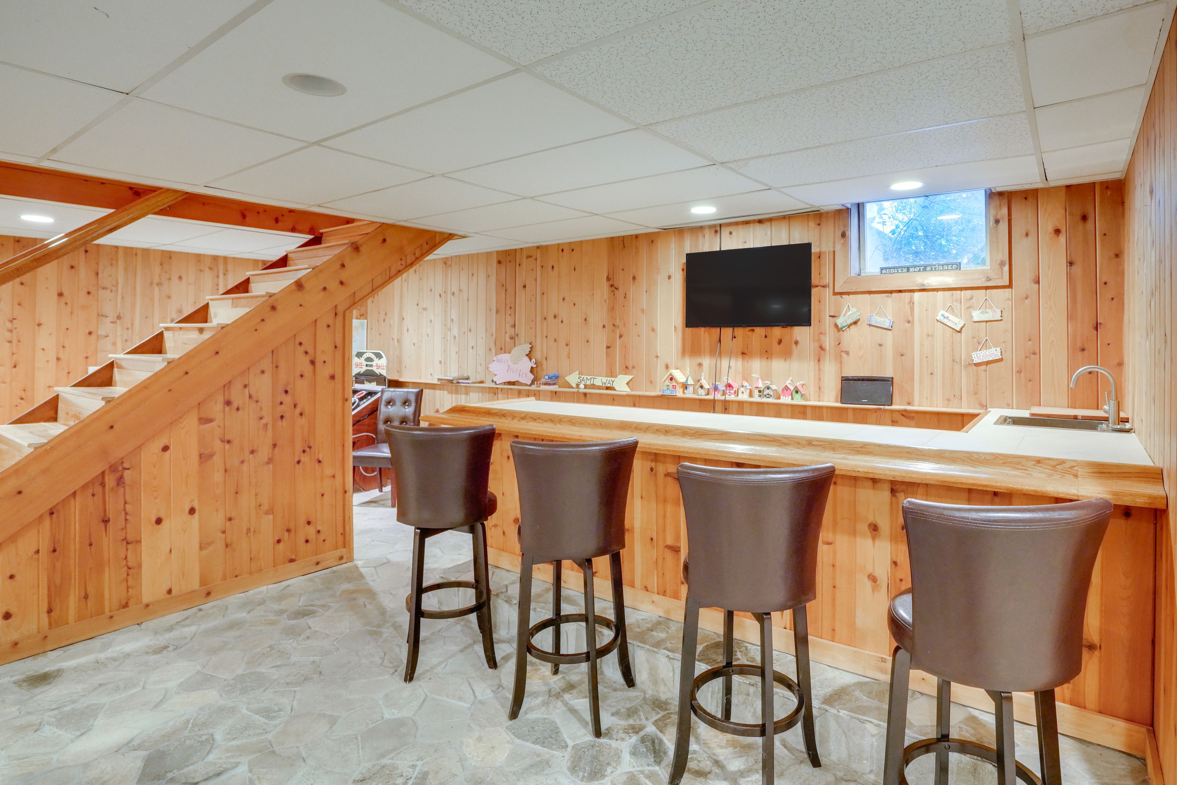 Game Room | Pool & Foosball Tables | Sleeper Sofa | Basement Level