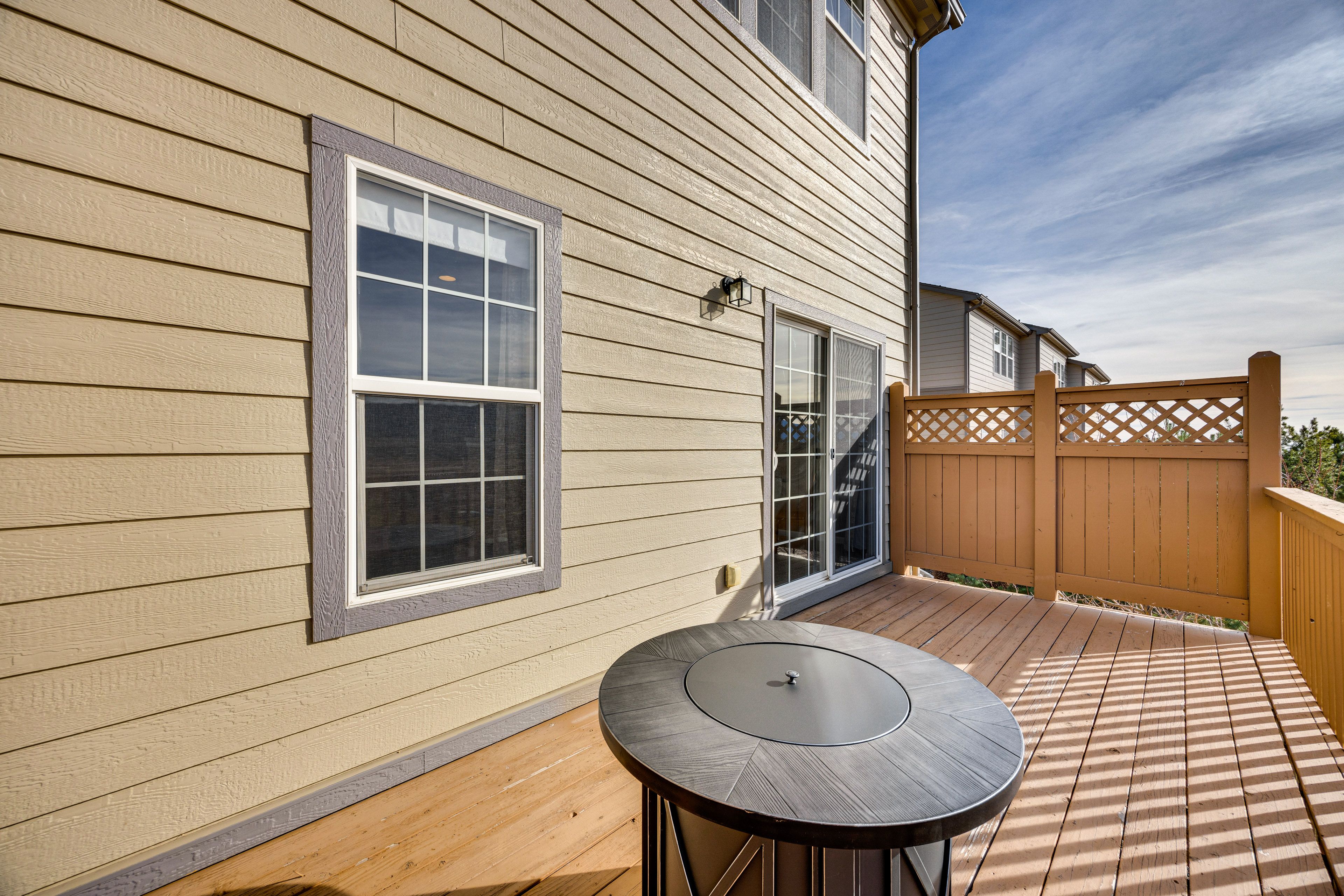 Townhome Exterior | Deck | Gas Fire Pit | Mountain Views