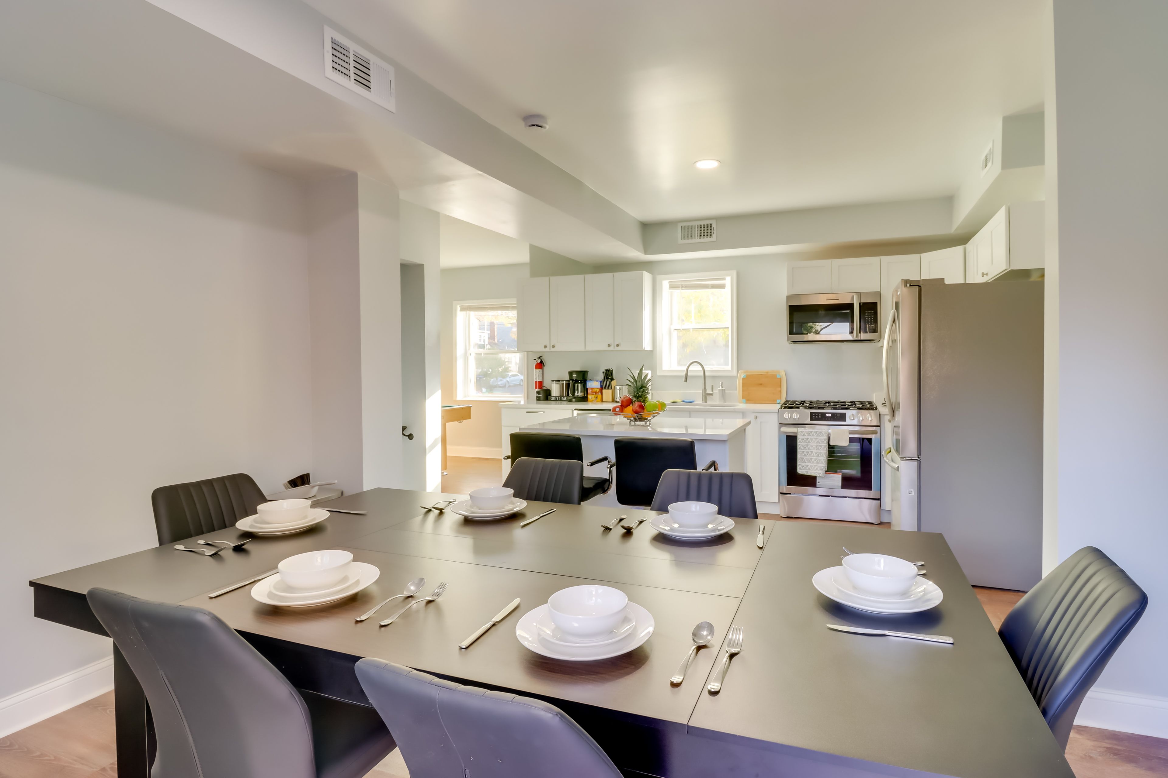 Dining Area | Dishware & Flatware Provided | 1st Floor