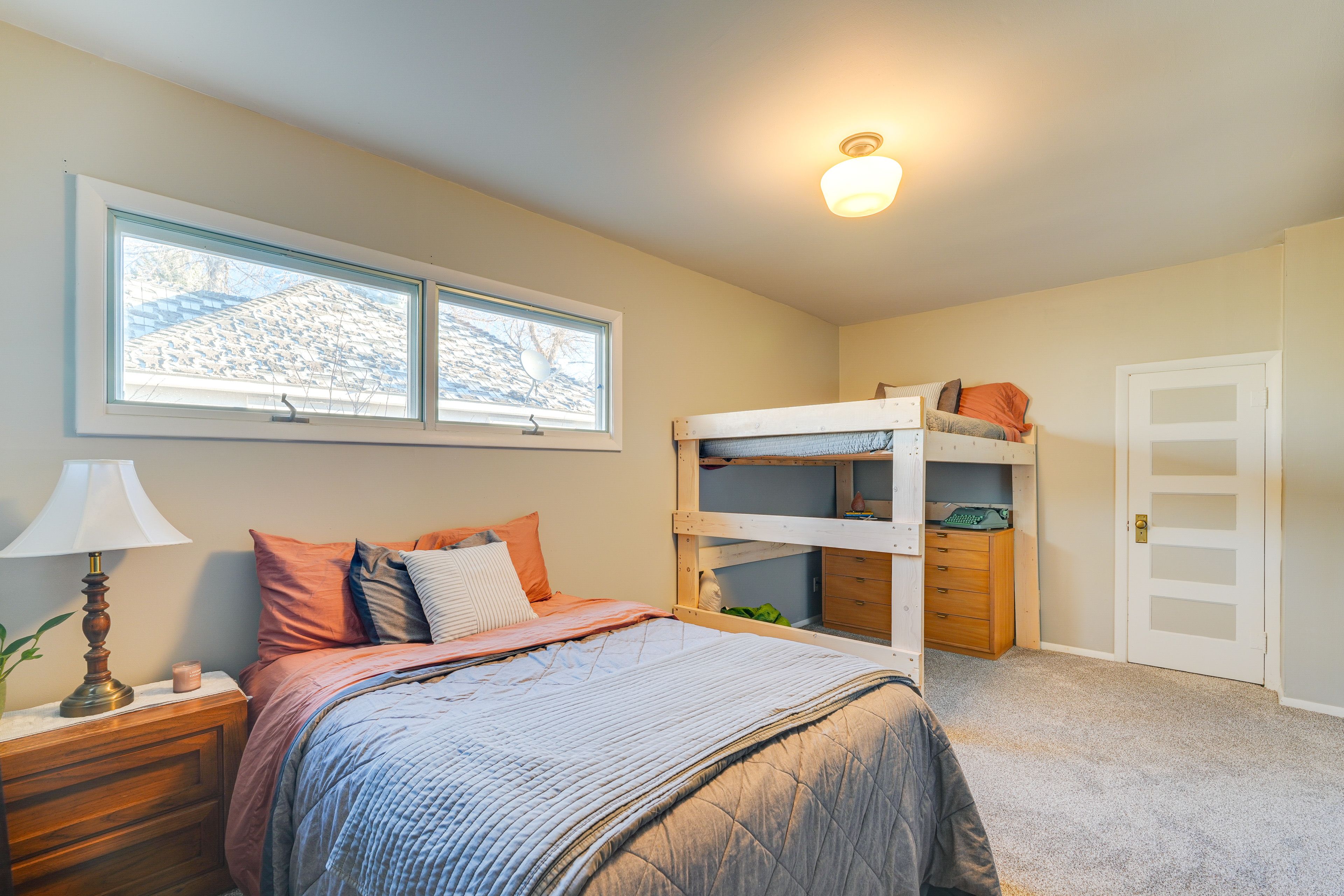 Bedroom 2 | Full Bed | Full Lofted Bed (200-lb Max) | Linens Provided