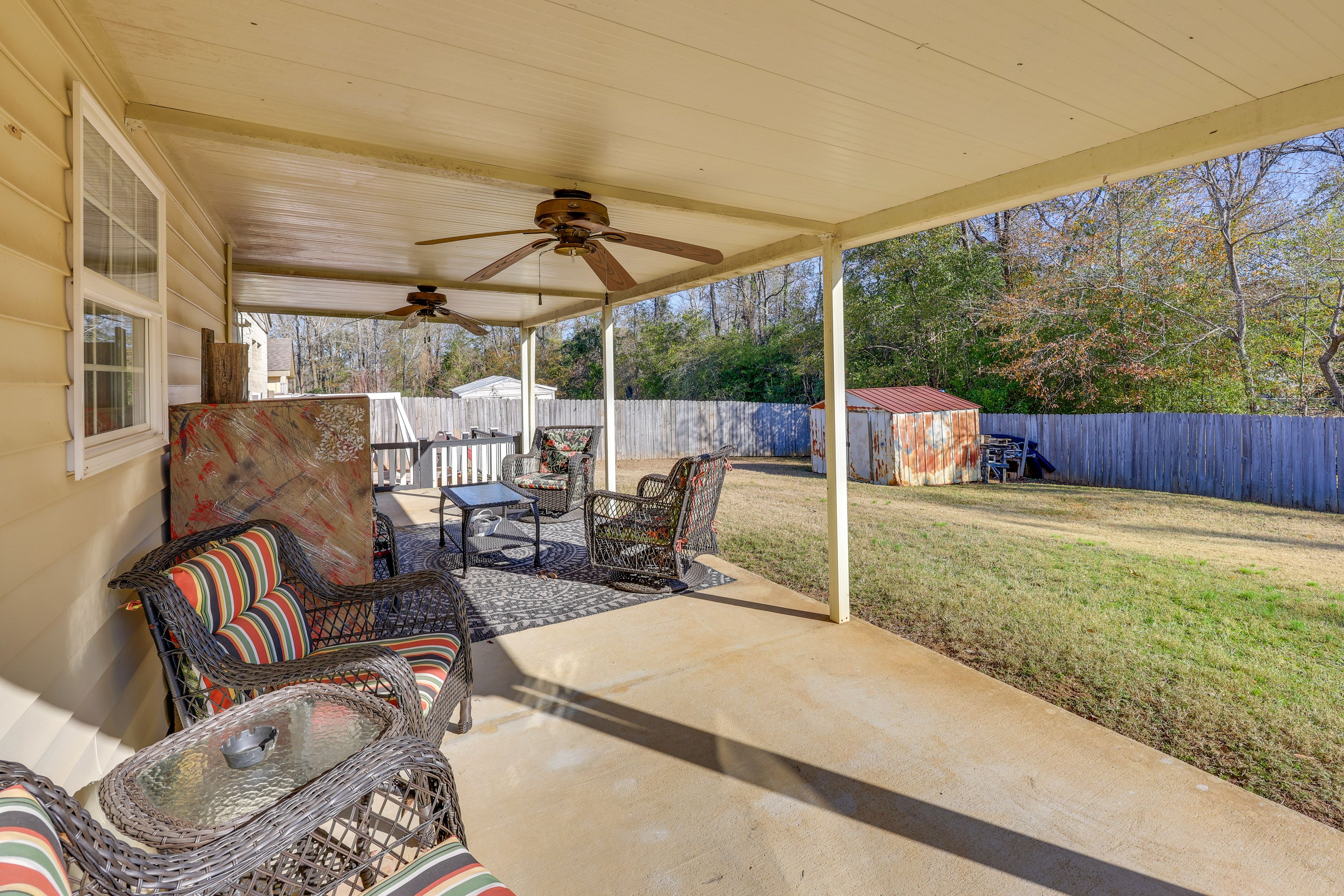 Shared Porch | Fenced-In Yard