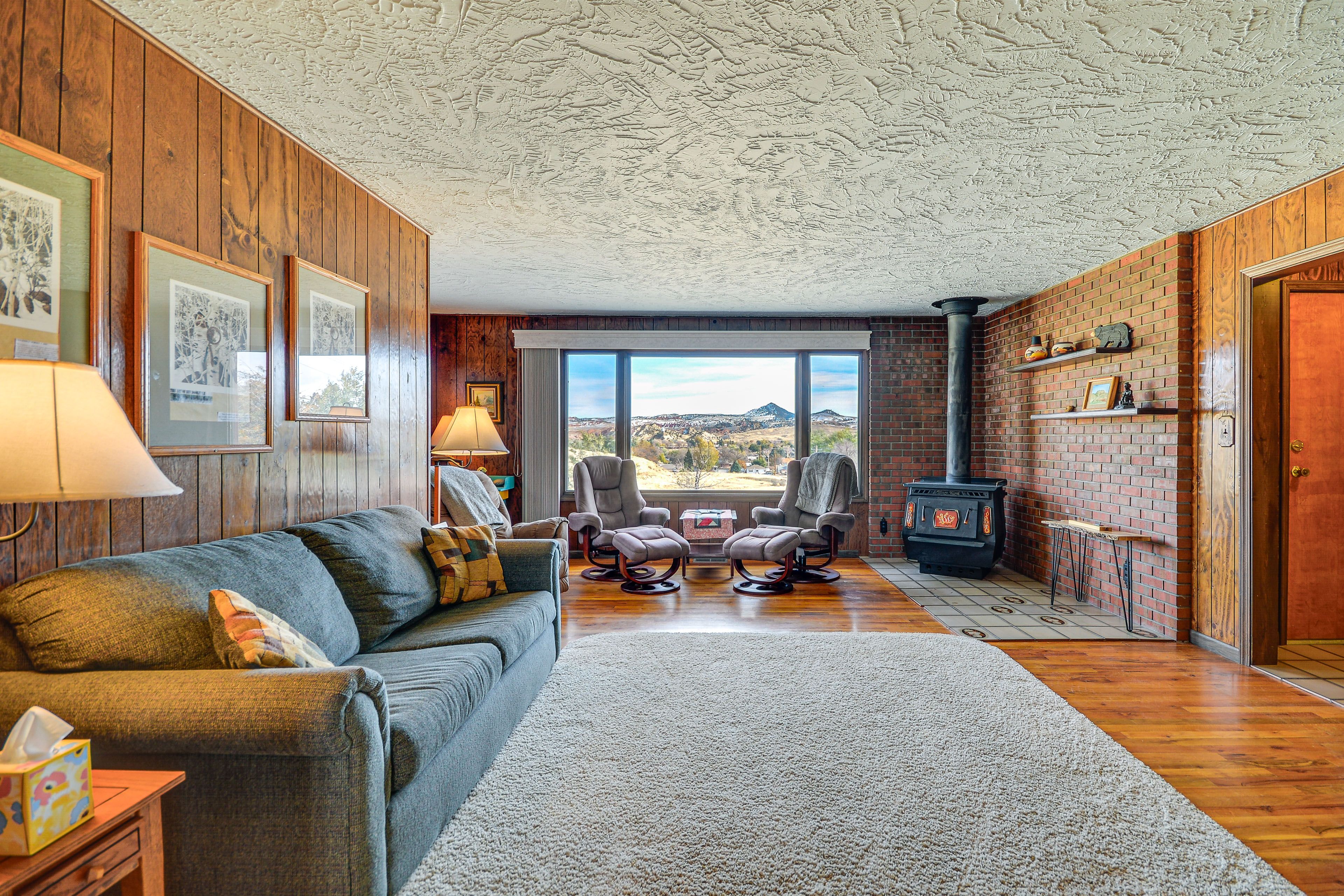 Living Room | Wood-Burning Stove | Smart TV | Main Level