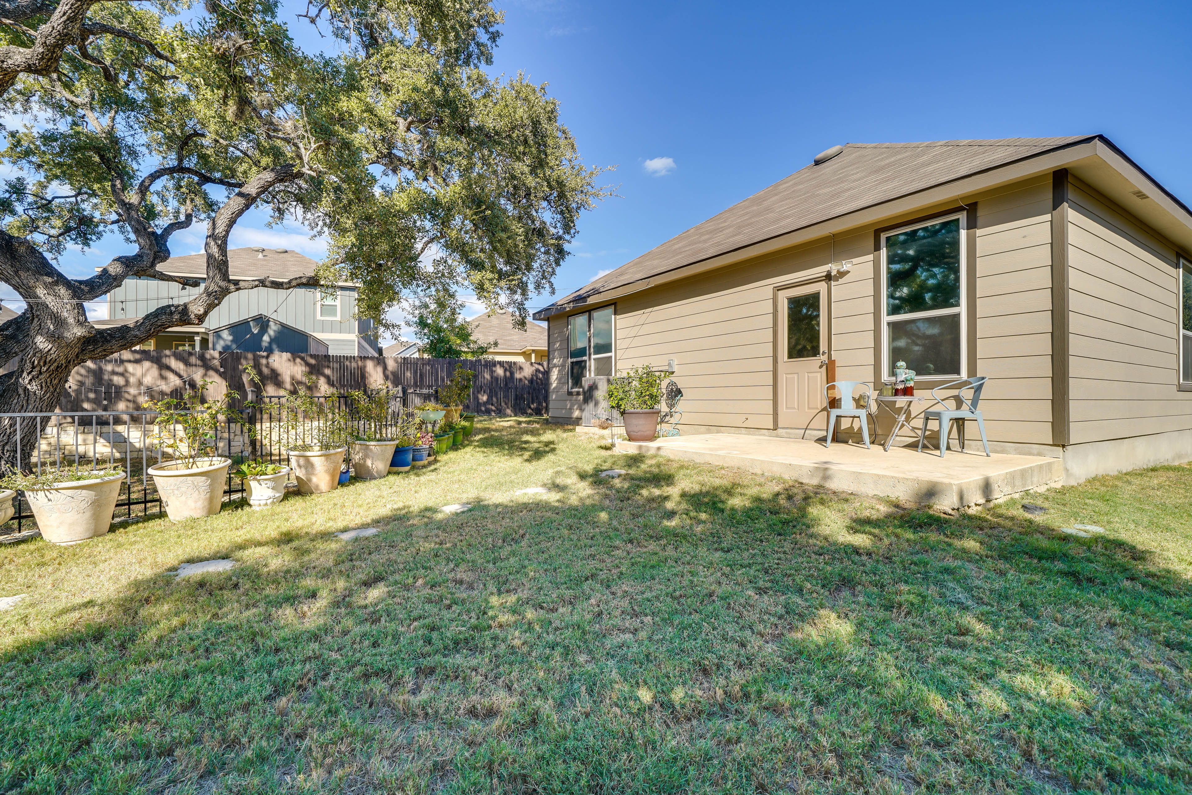Fenced Backyard
