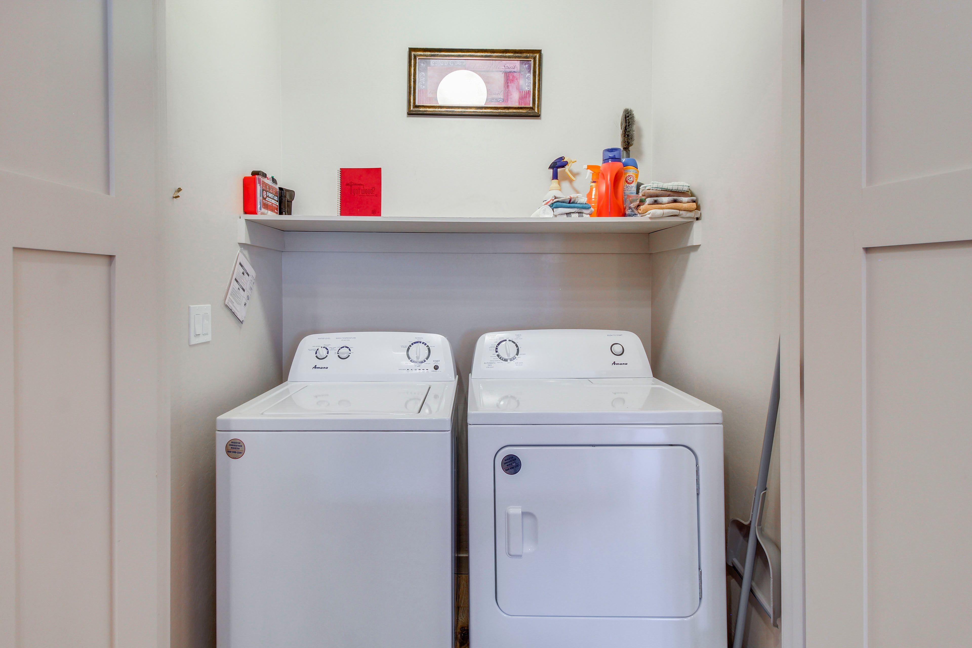 Laundry Closet | Iron & Board Provided