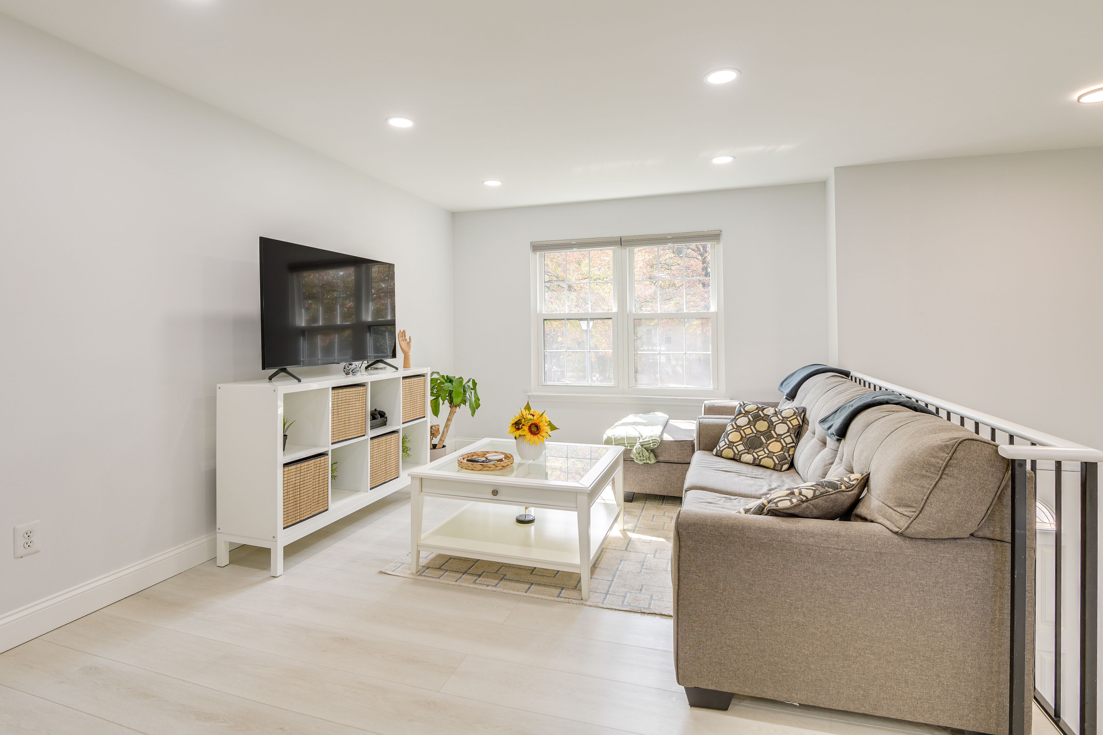 Living Room | Upper Level | Sleeper Sofa | Central A/C & Heating