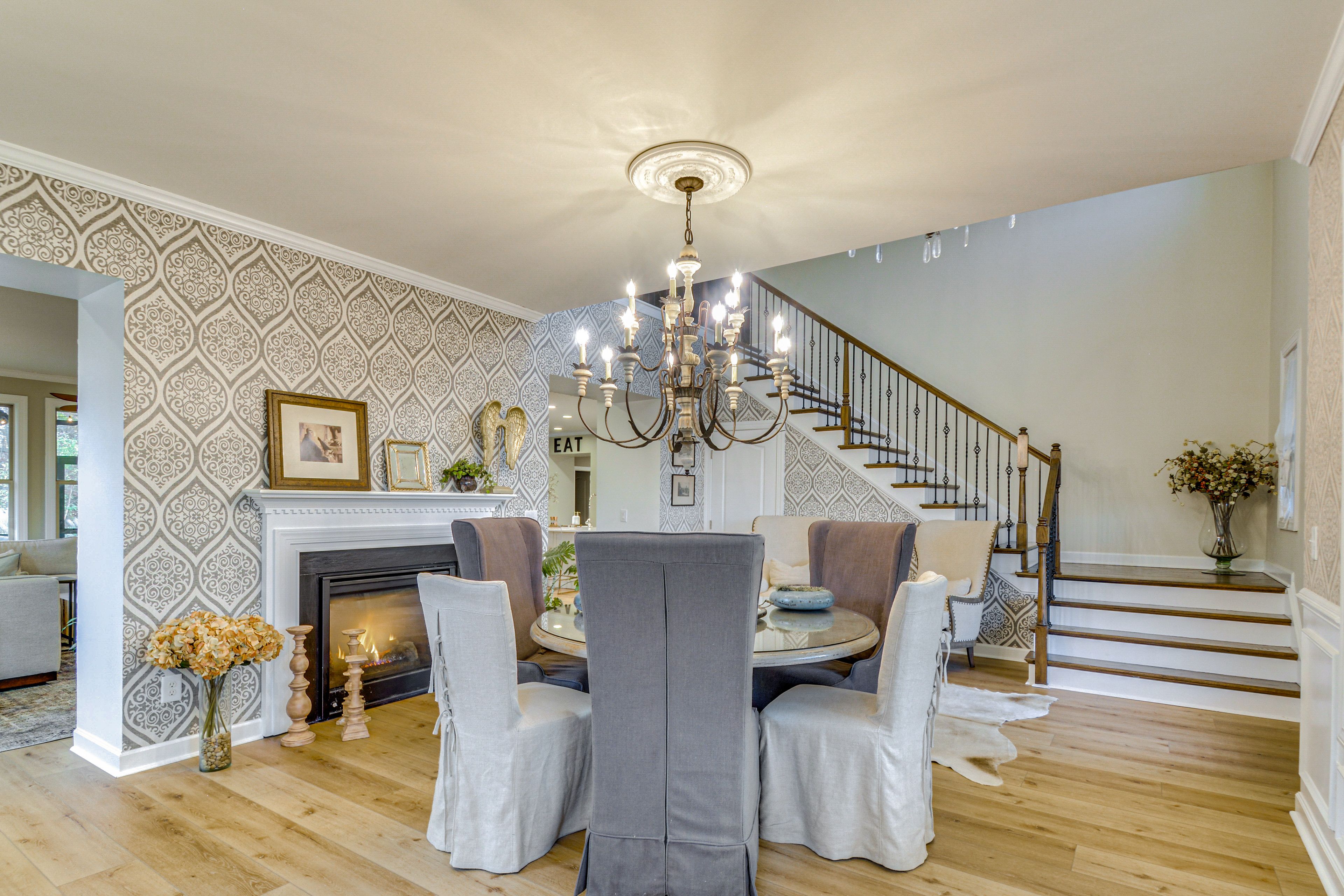 Dining Room | 1st Floor | Gas Fireplace