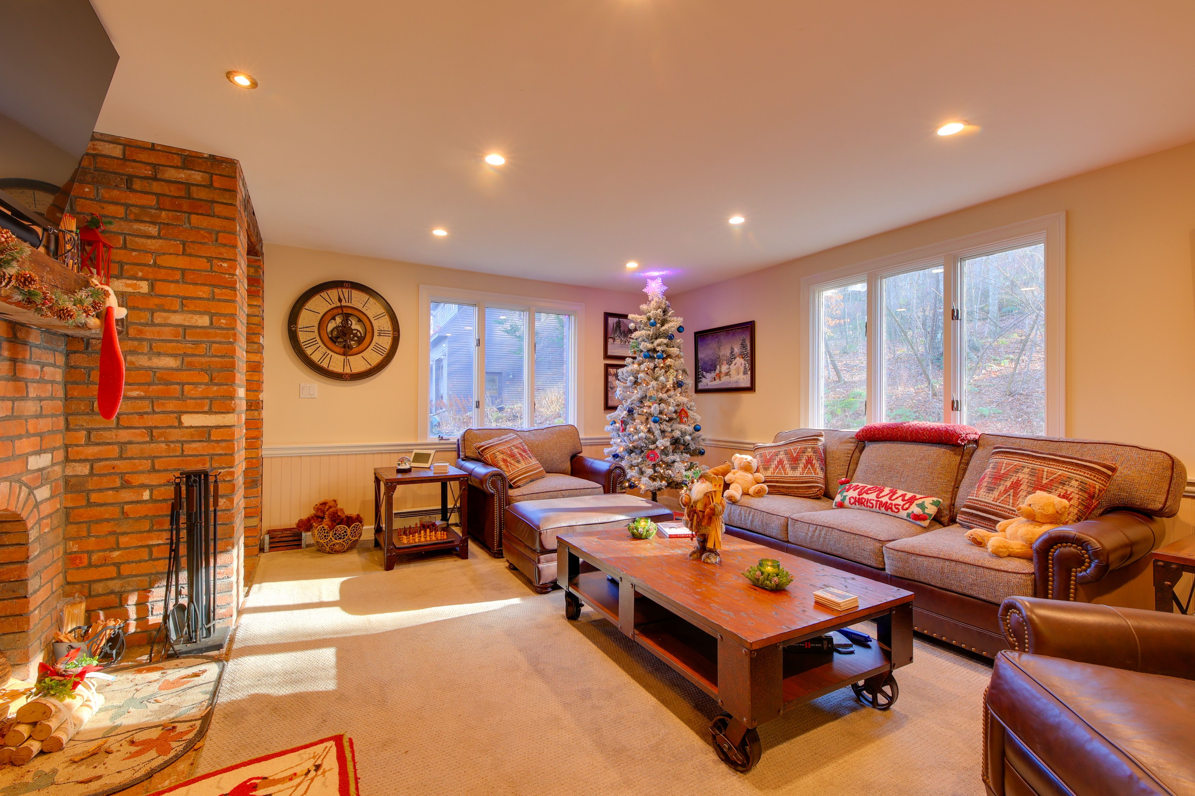 Additional Living Room | Fireplace (Decorative Only) | 1st Floor