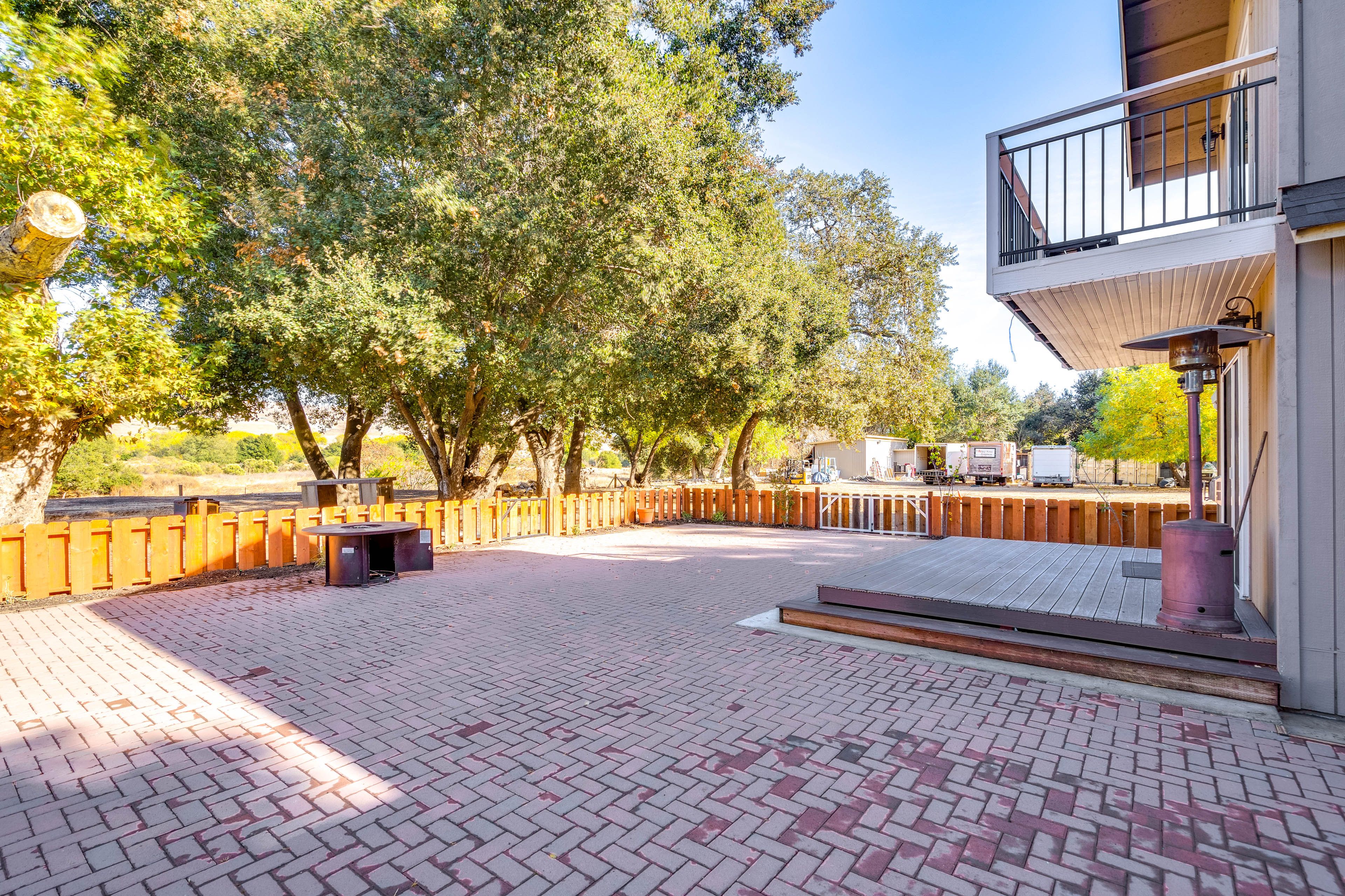 Cottage Exterior | Fenced Patio