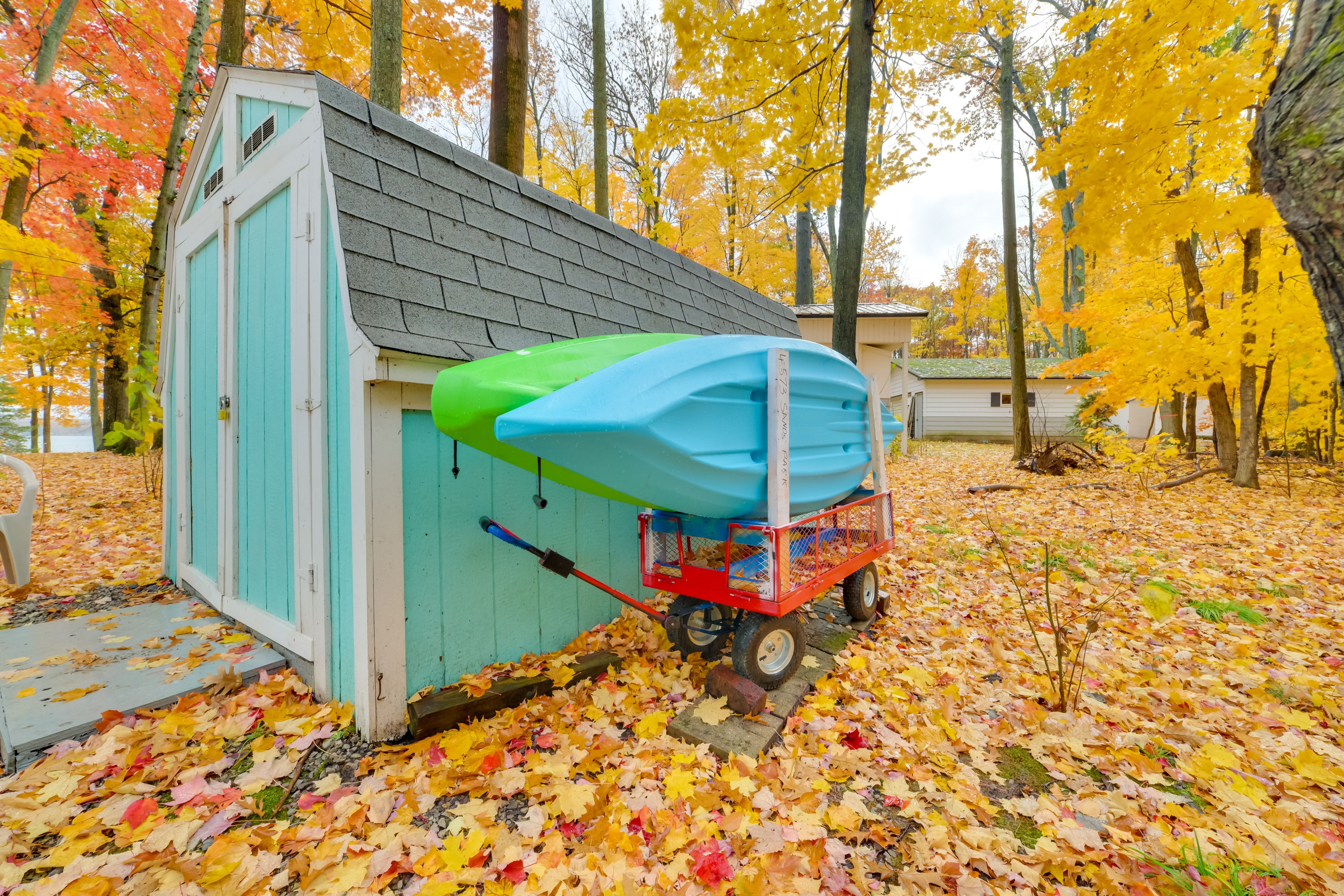 Kayaks & Cart Provided