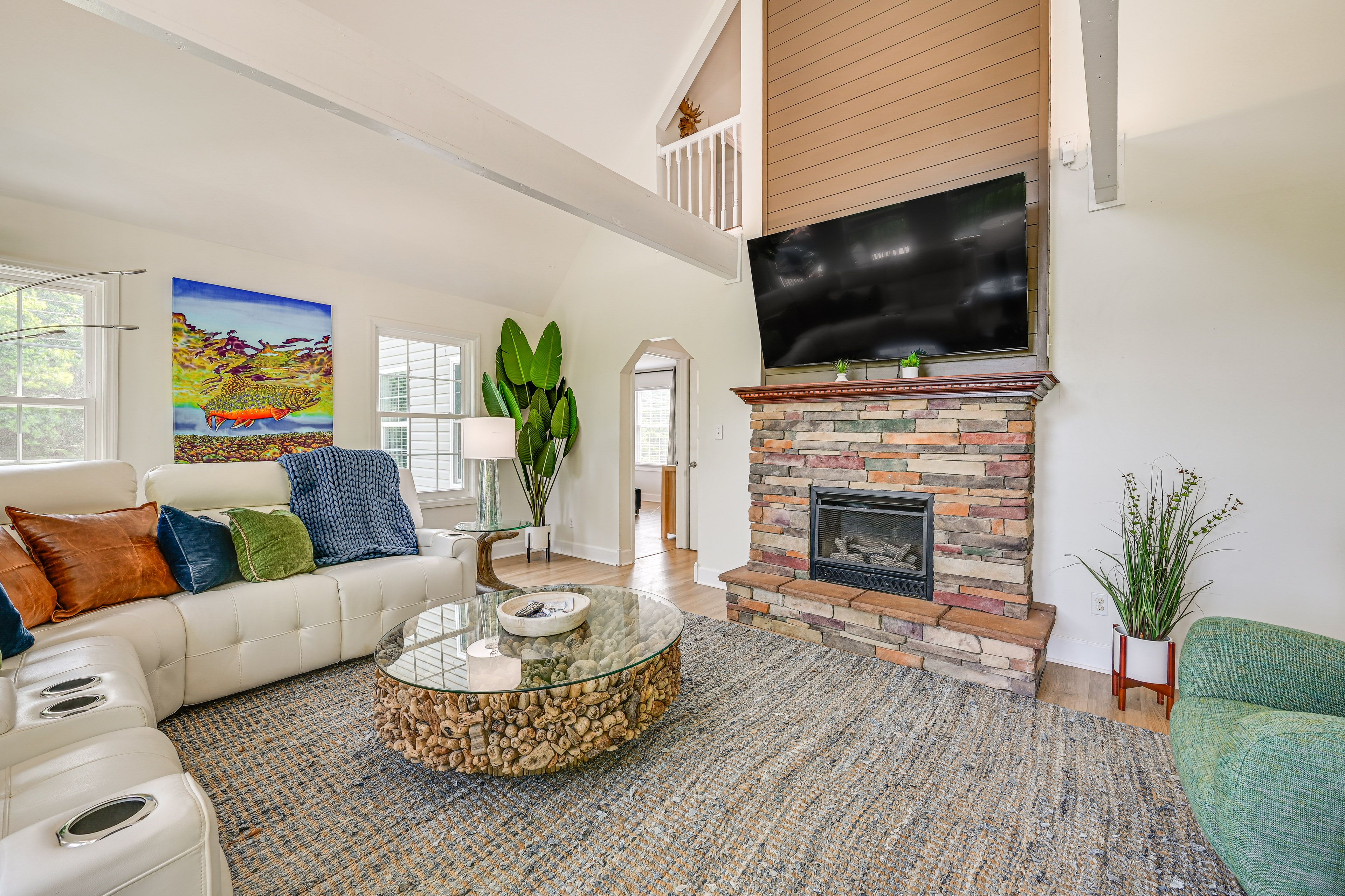 Living Room | Main Level | Multi-Level House | Central A/C & Heating