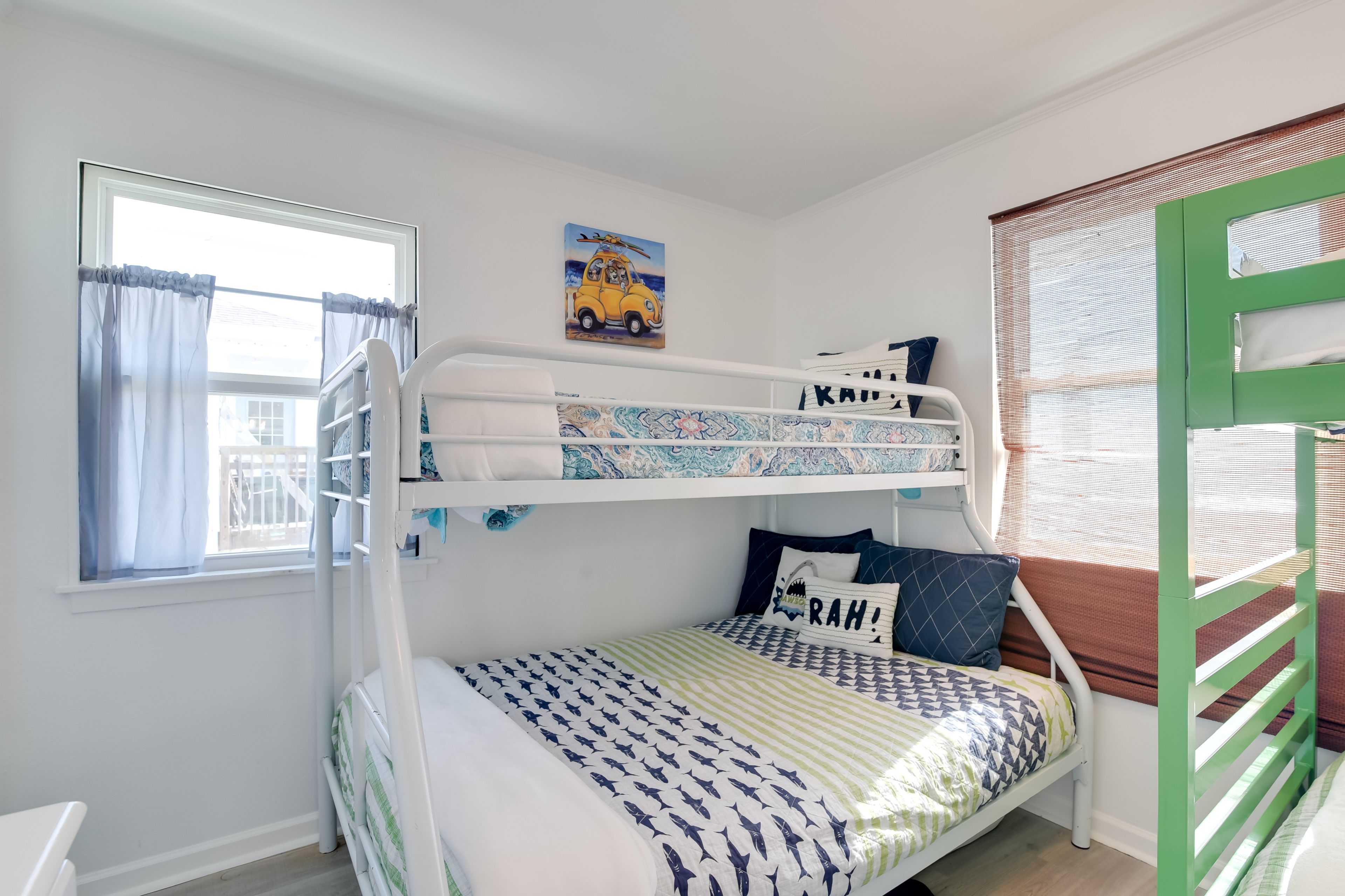 Bedroom 1 | Twin/Queen Bunk Bed | Twin Bunk Bed | Flat-Screen TV