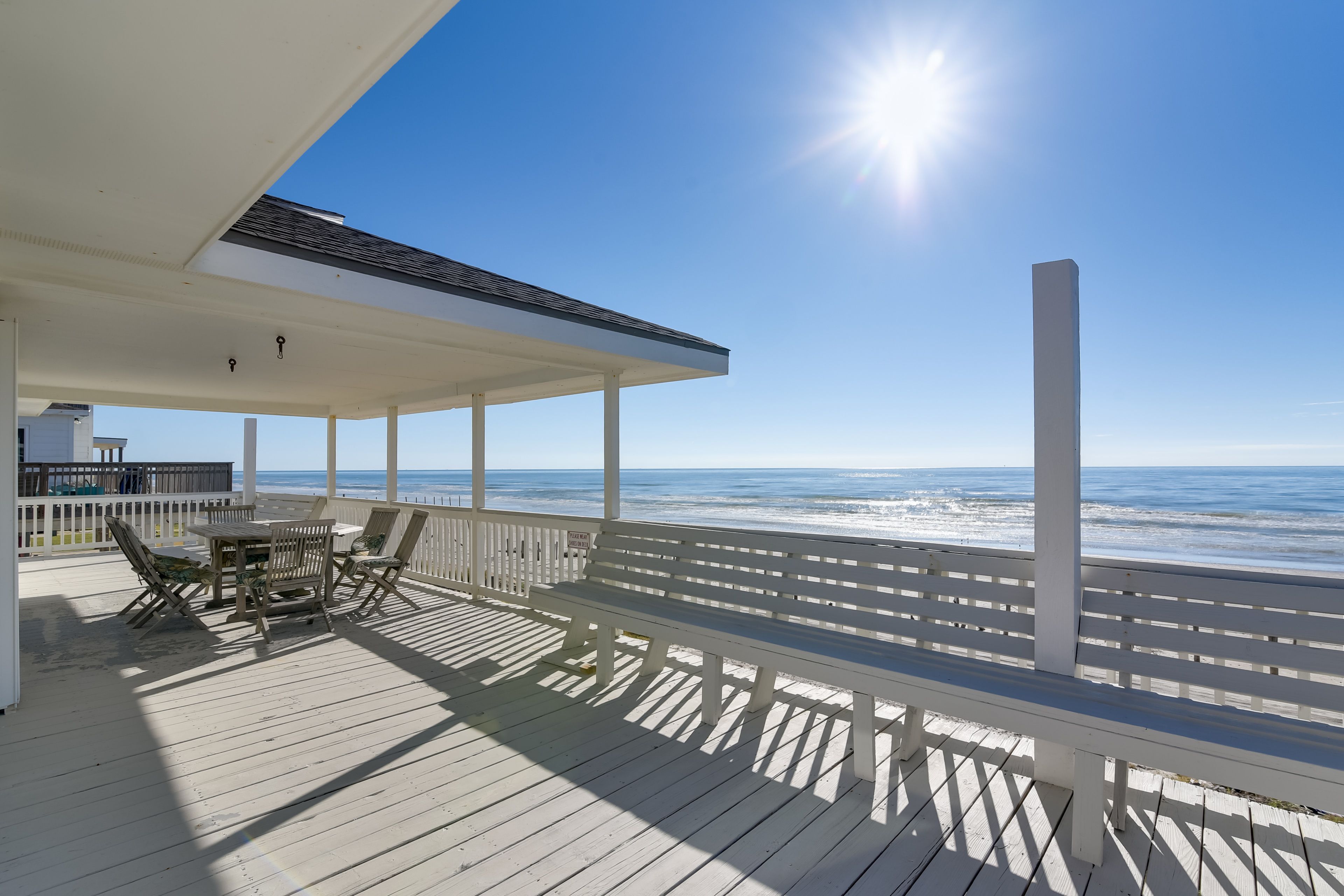 House Exterior | Furnished Deck | Dining Area | Beach & Ocean Views