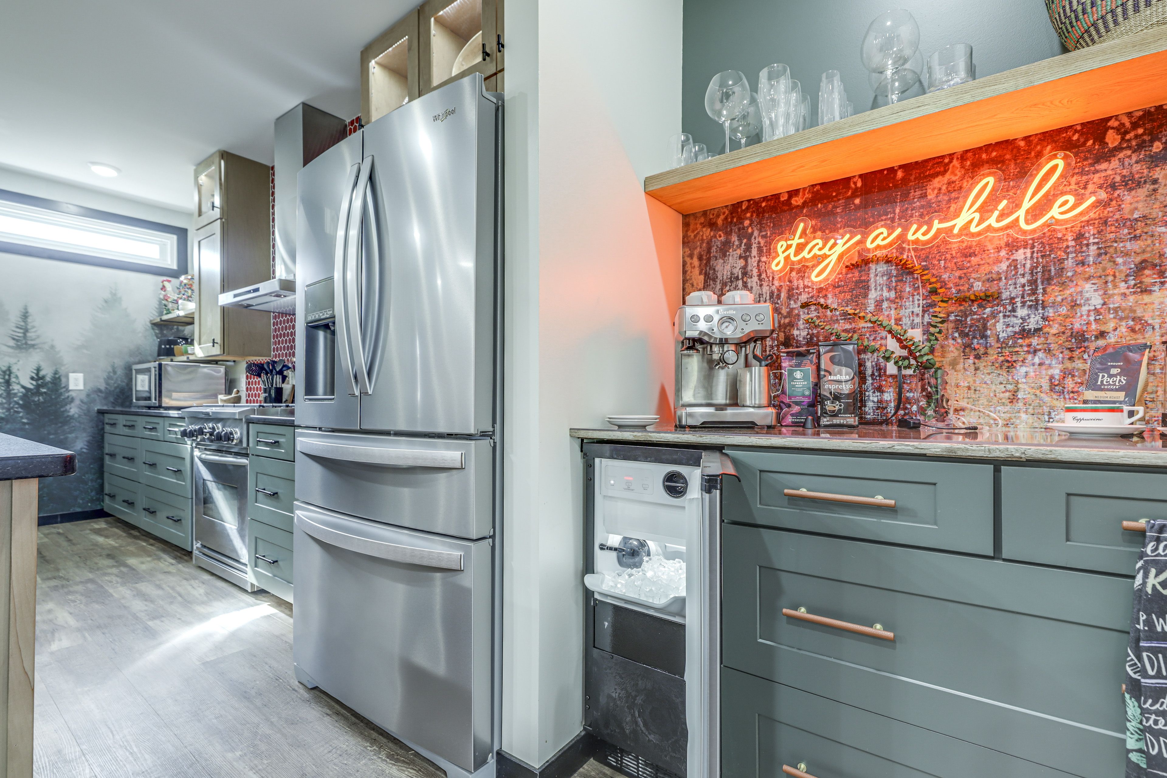 Coffee Bar | Drip Coffee Maker | Espresso Machine | Ice Maker | 1st Floor