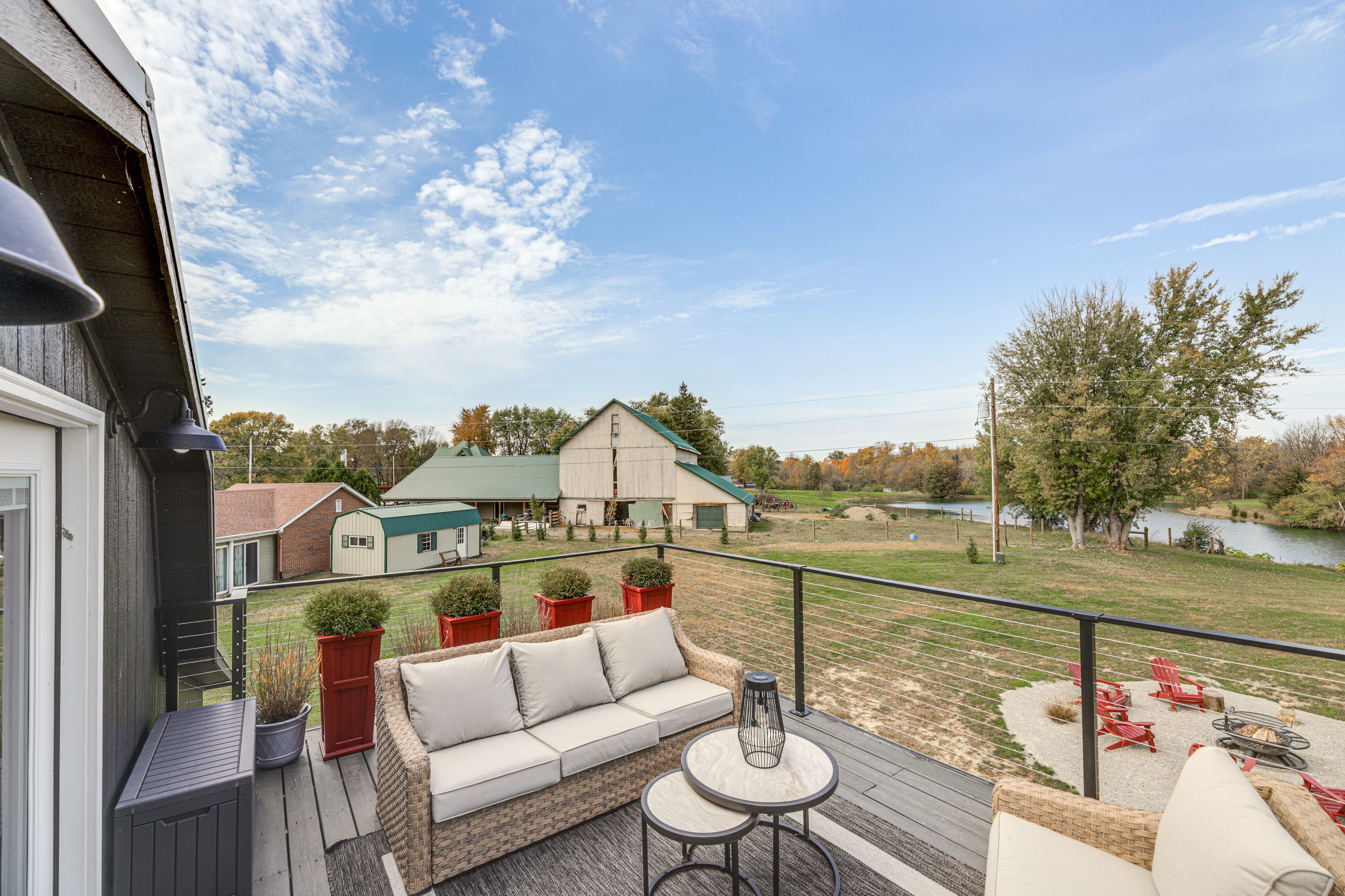 Private Balcony | Pond Views
