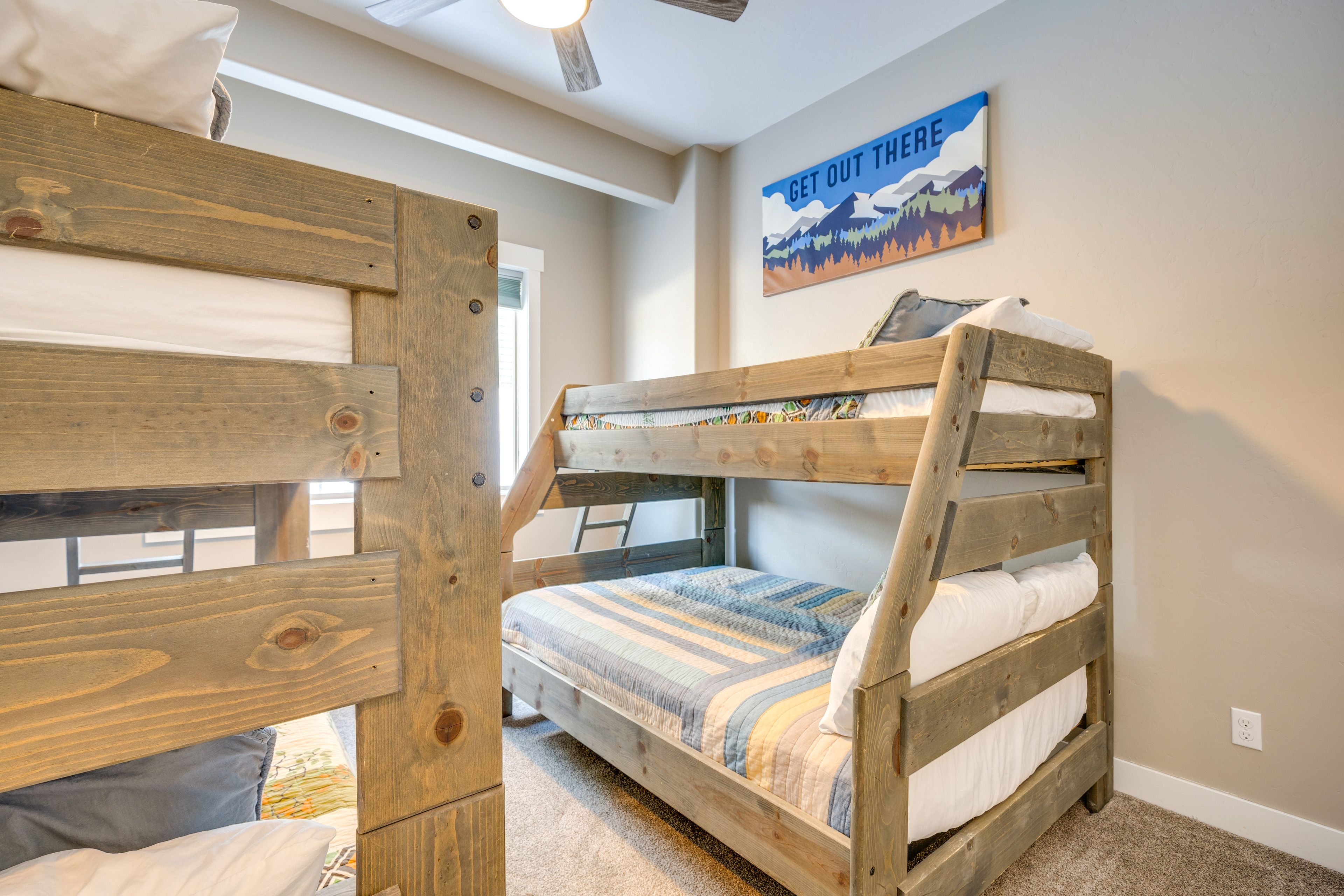 Bedroom 3 | Twin Bunk Bed | Twin/Full Bunk Bed | Basement Level