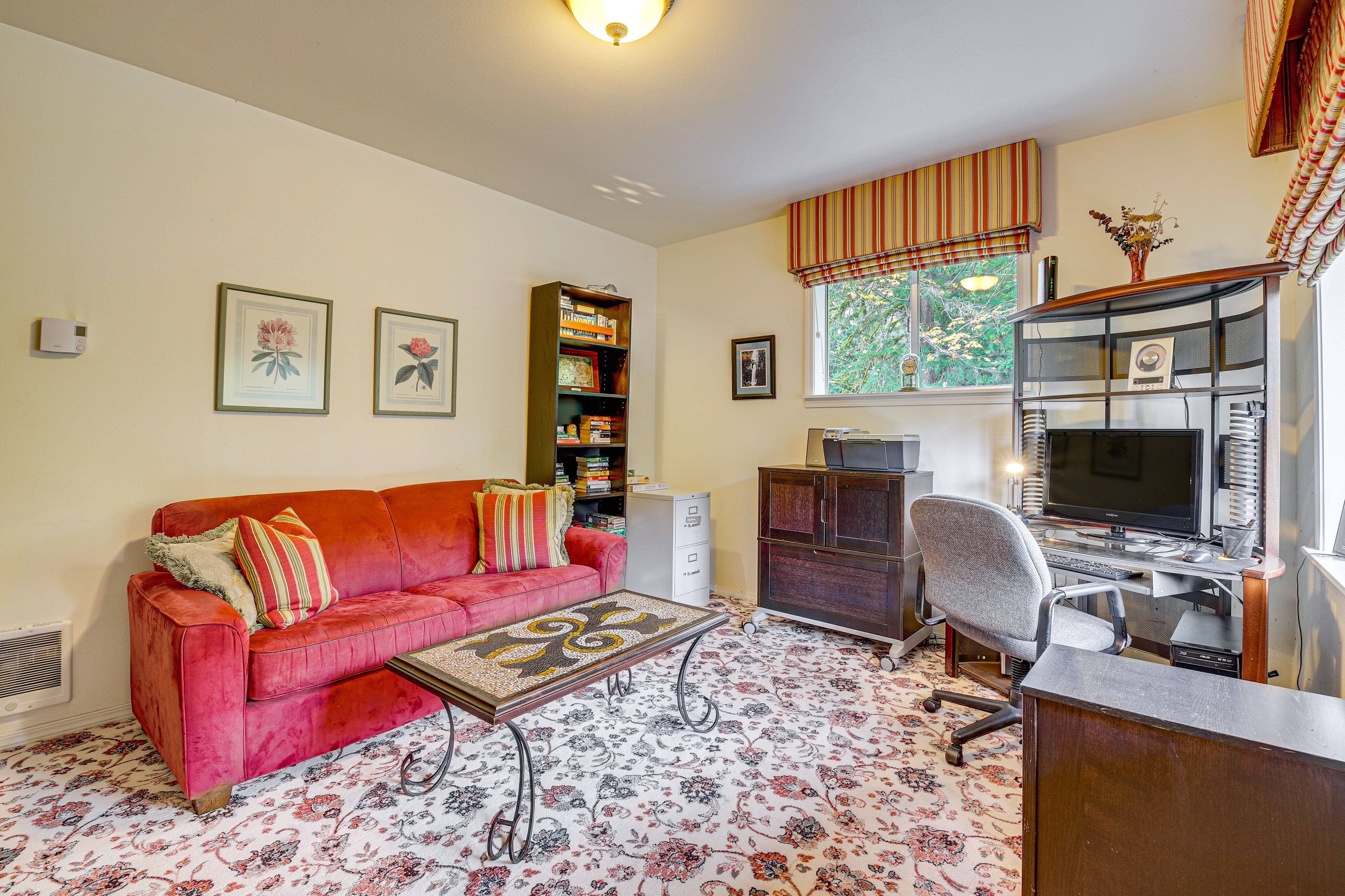 Office | Lower Level | Queen Sleeper Sofa