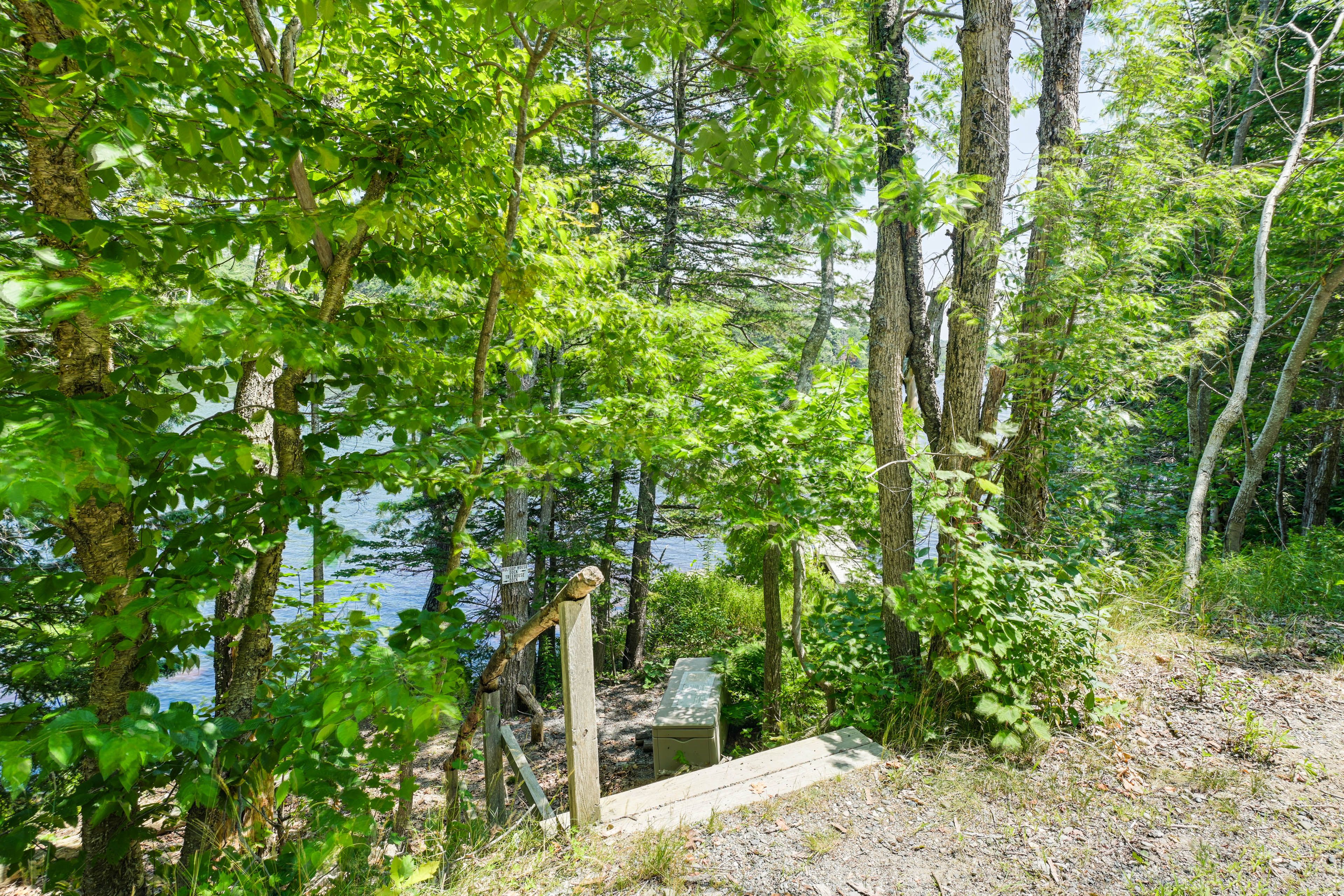 Walk to Private Swim Dock