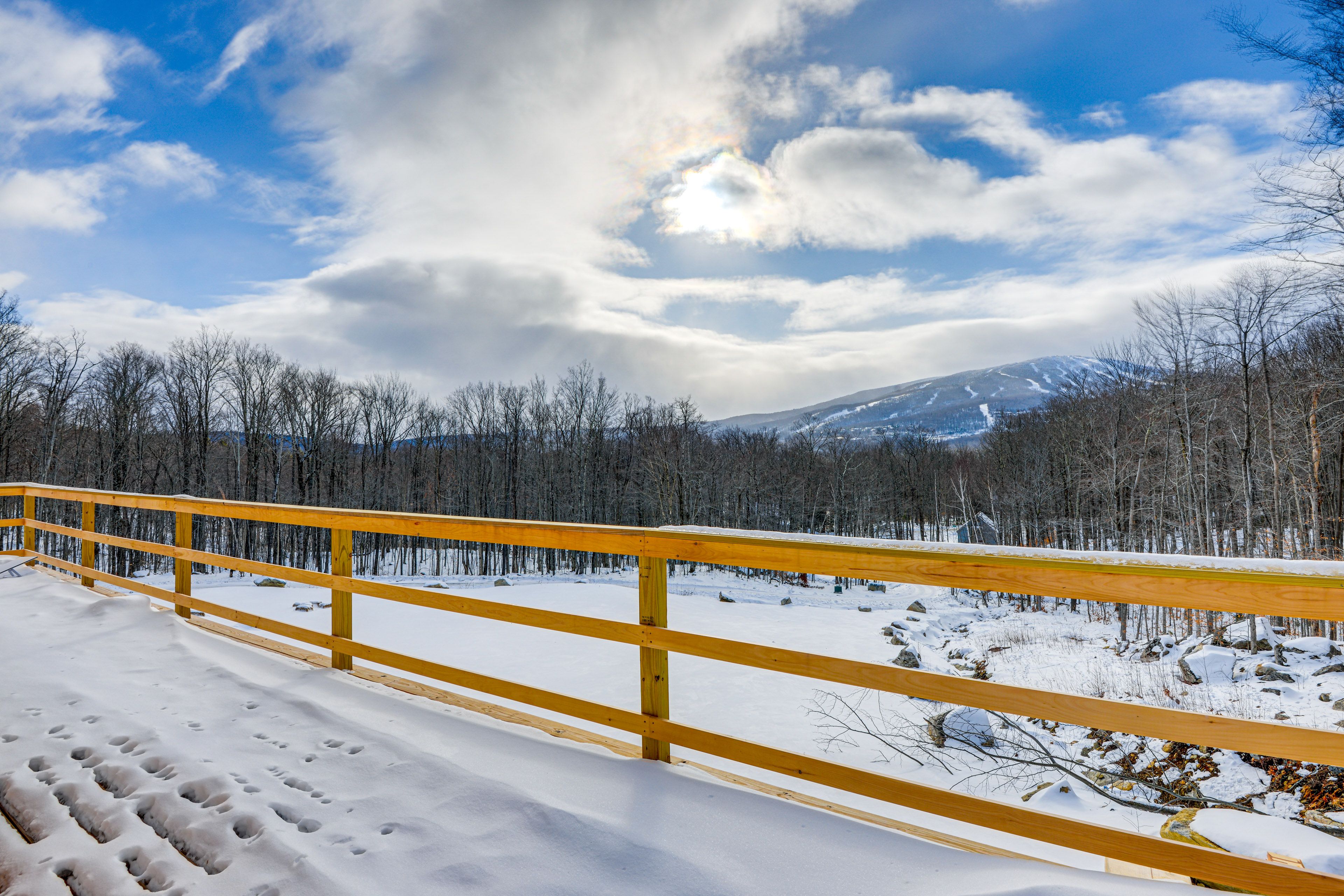Deck | View of Stratton Mountain
