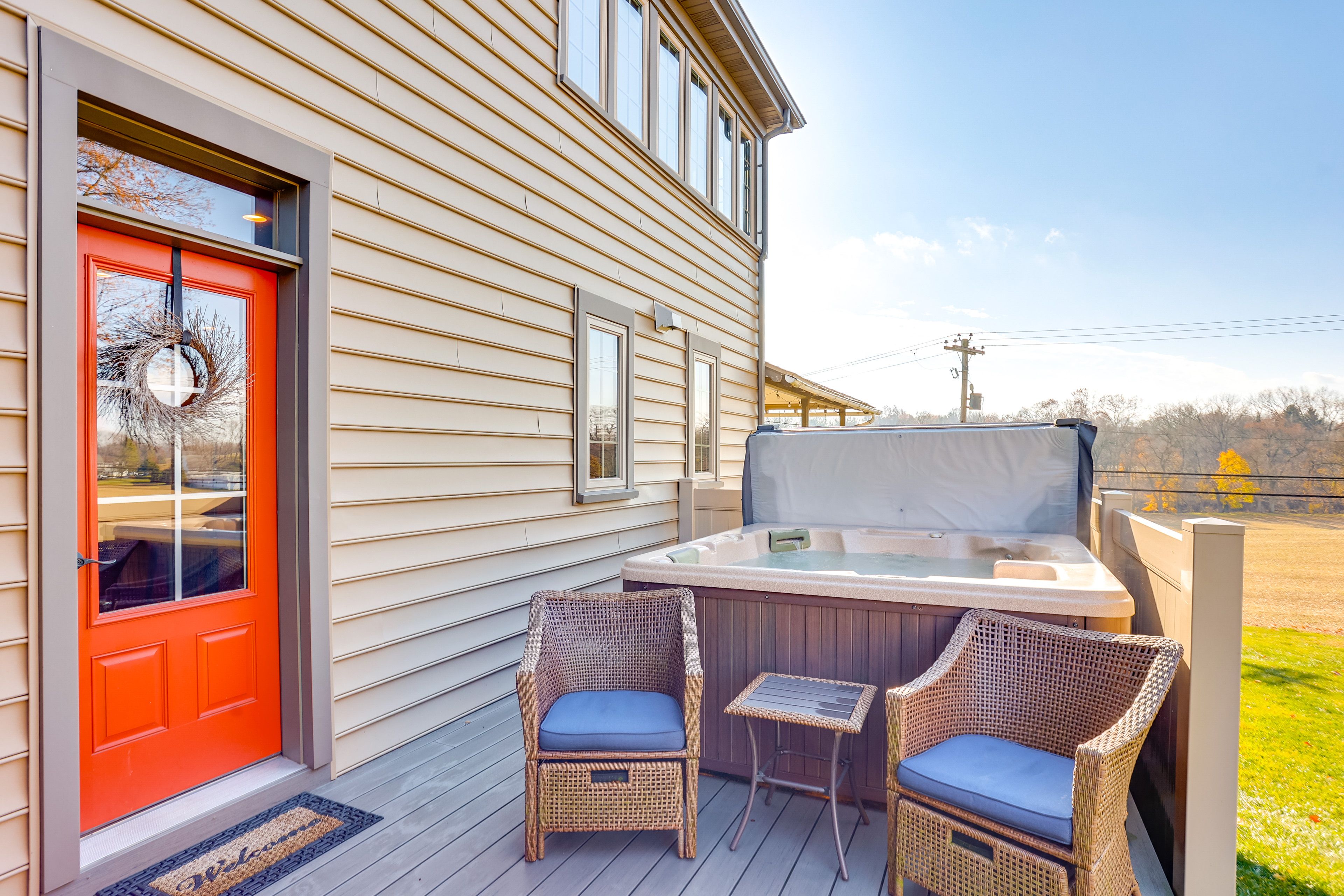 Deck | Private Hot Tub | Peaceful Setting