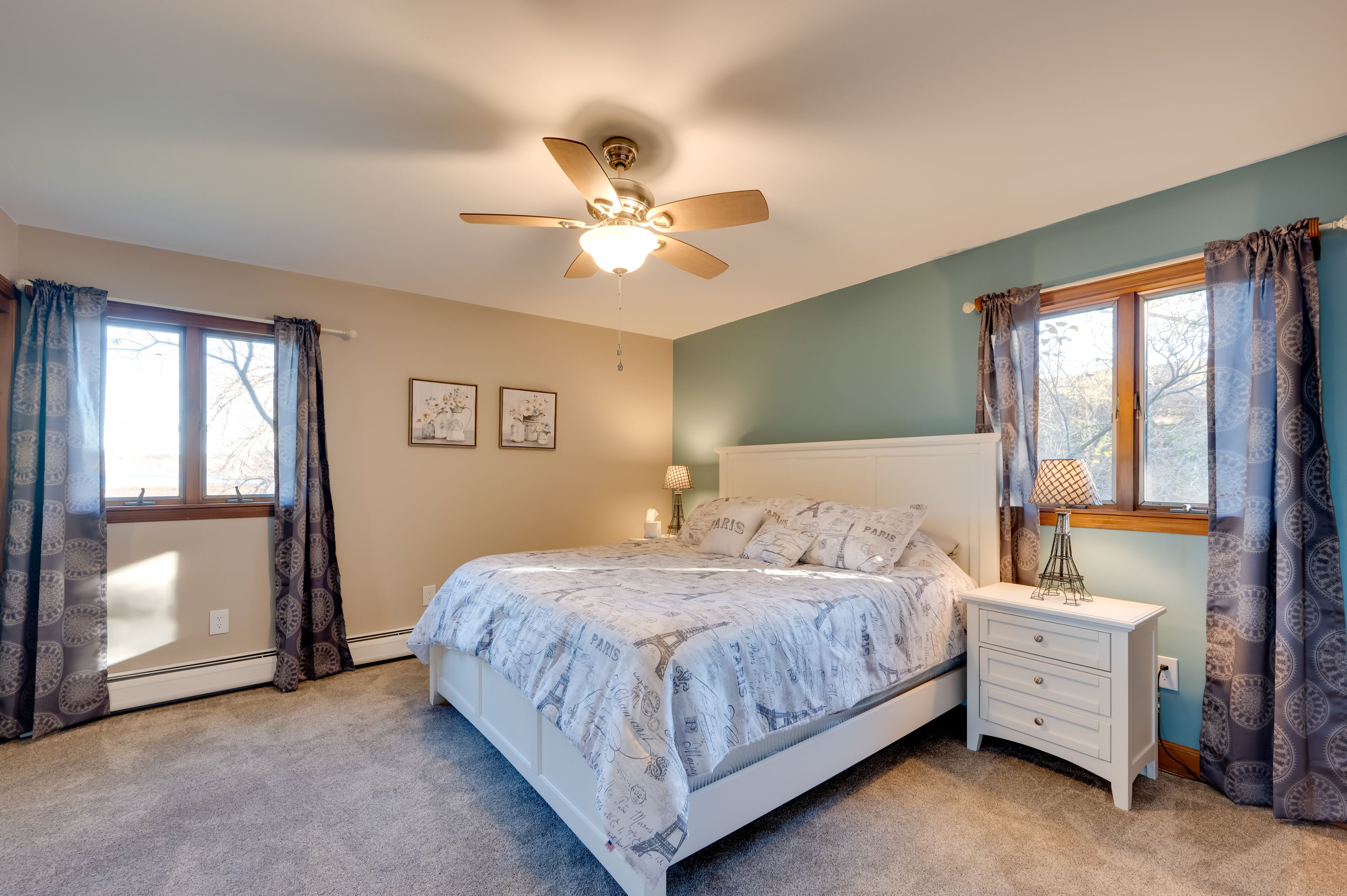 Bedroom 1 | California King Bed | Linens Provided | 1st Floor