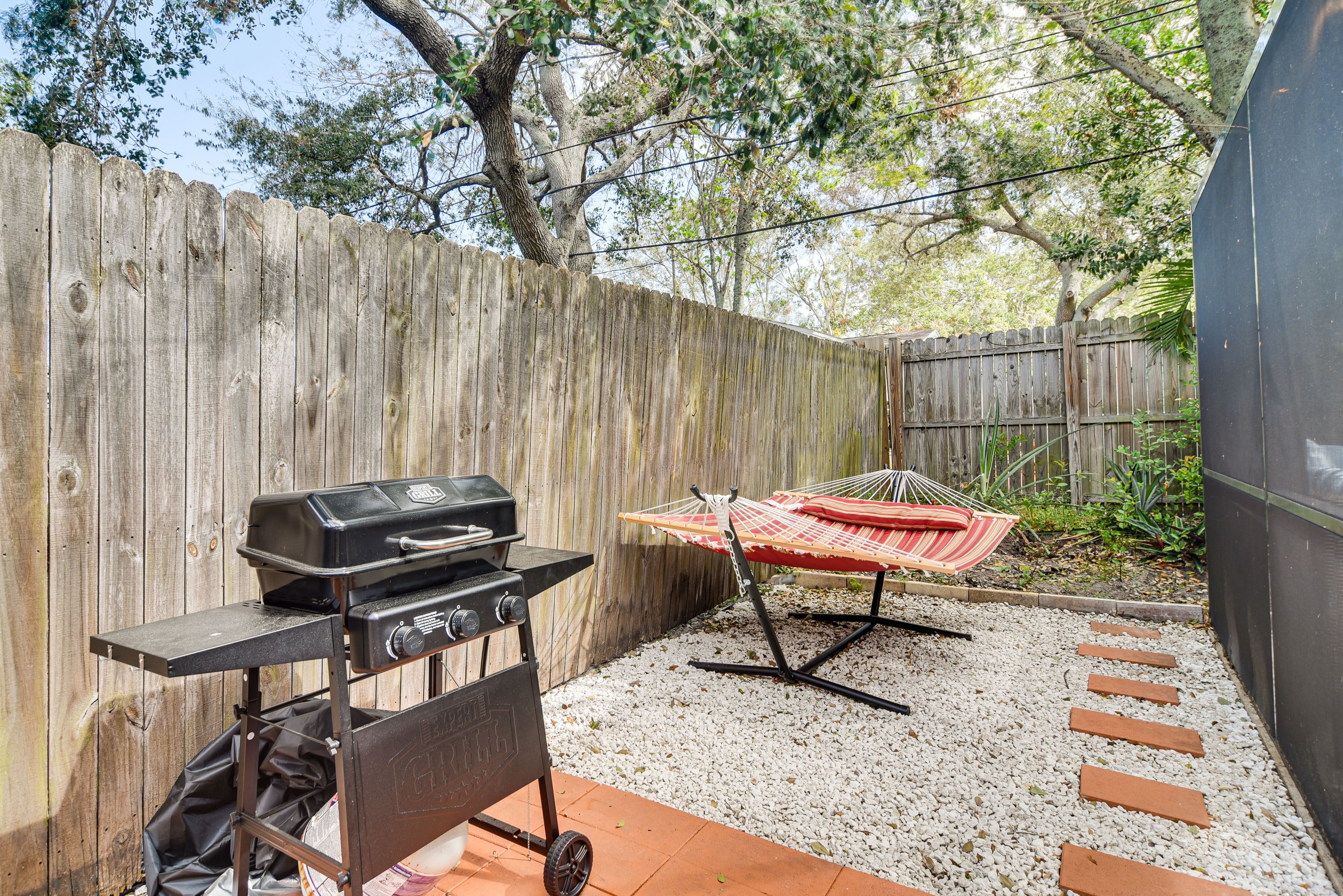 Additional Yard Space | Hammock | Gas Grill