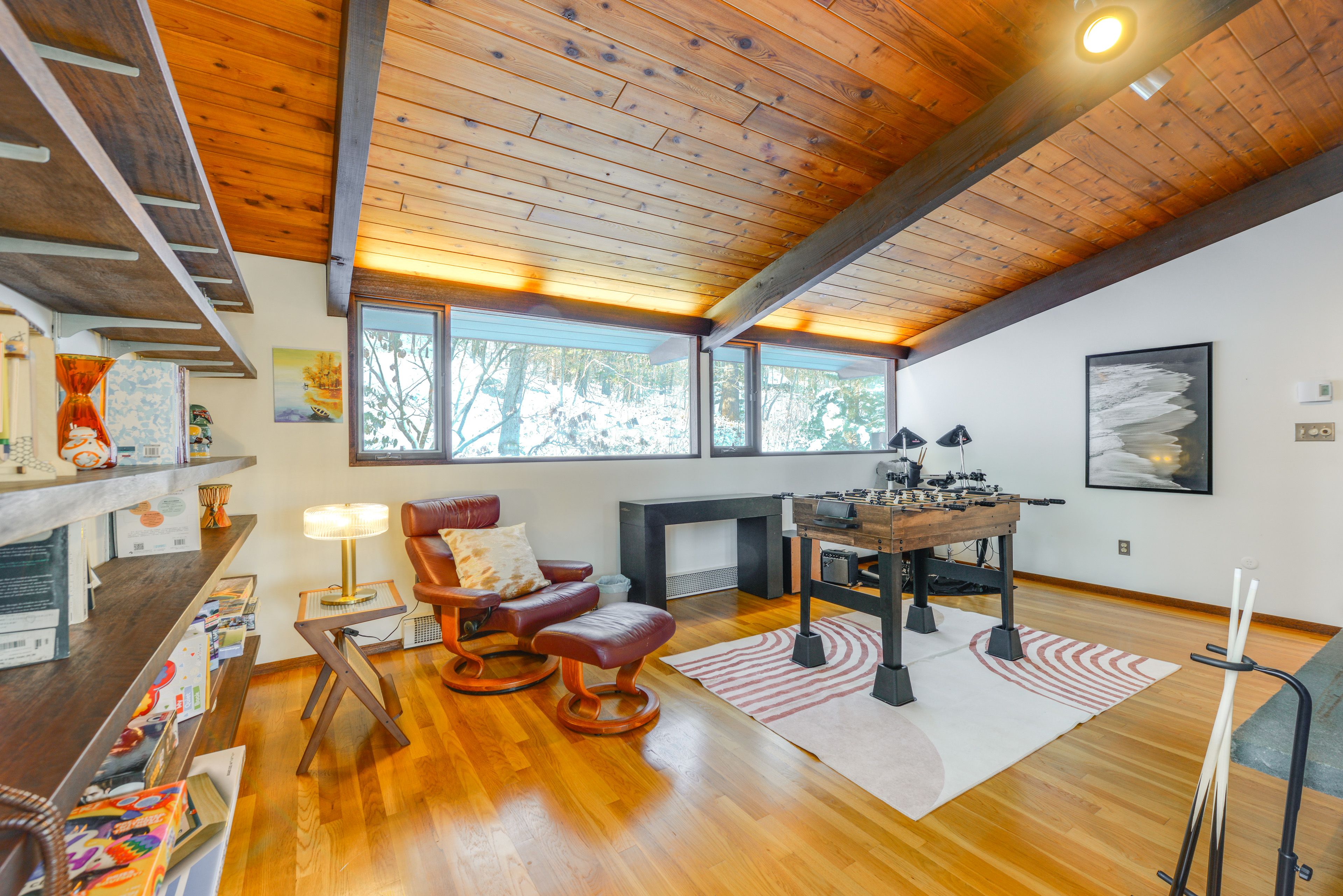 Game Room | 1st Floor | Foosball Table | Board Games | Books