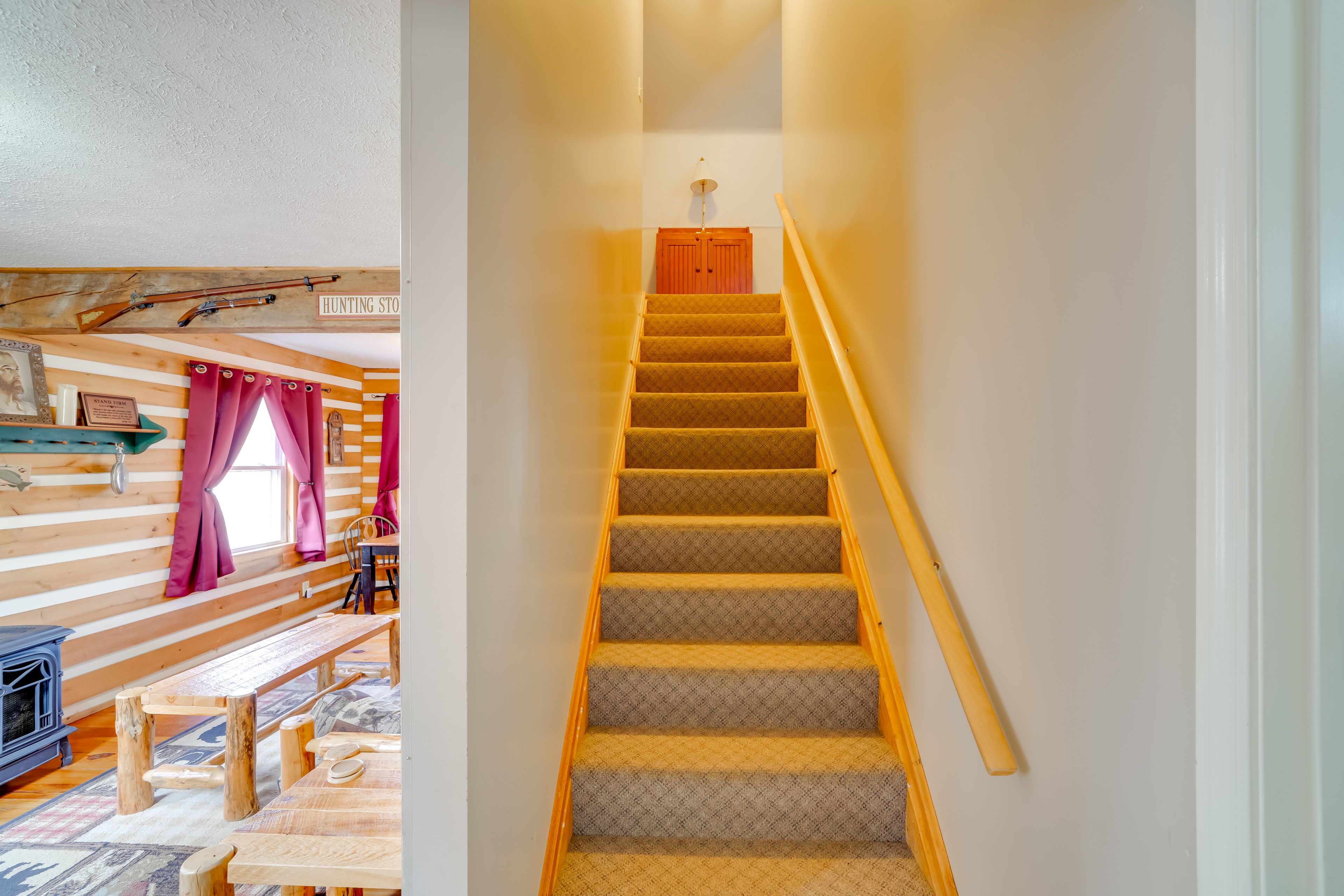 Stairs to Access 2nd Floor