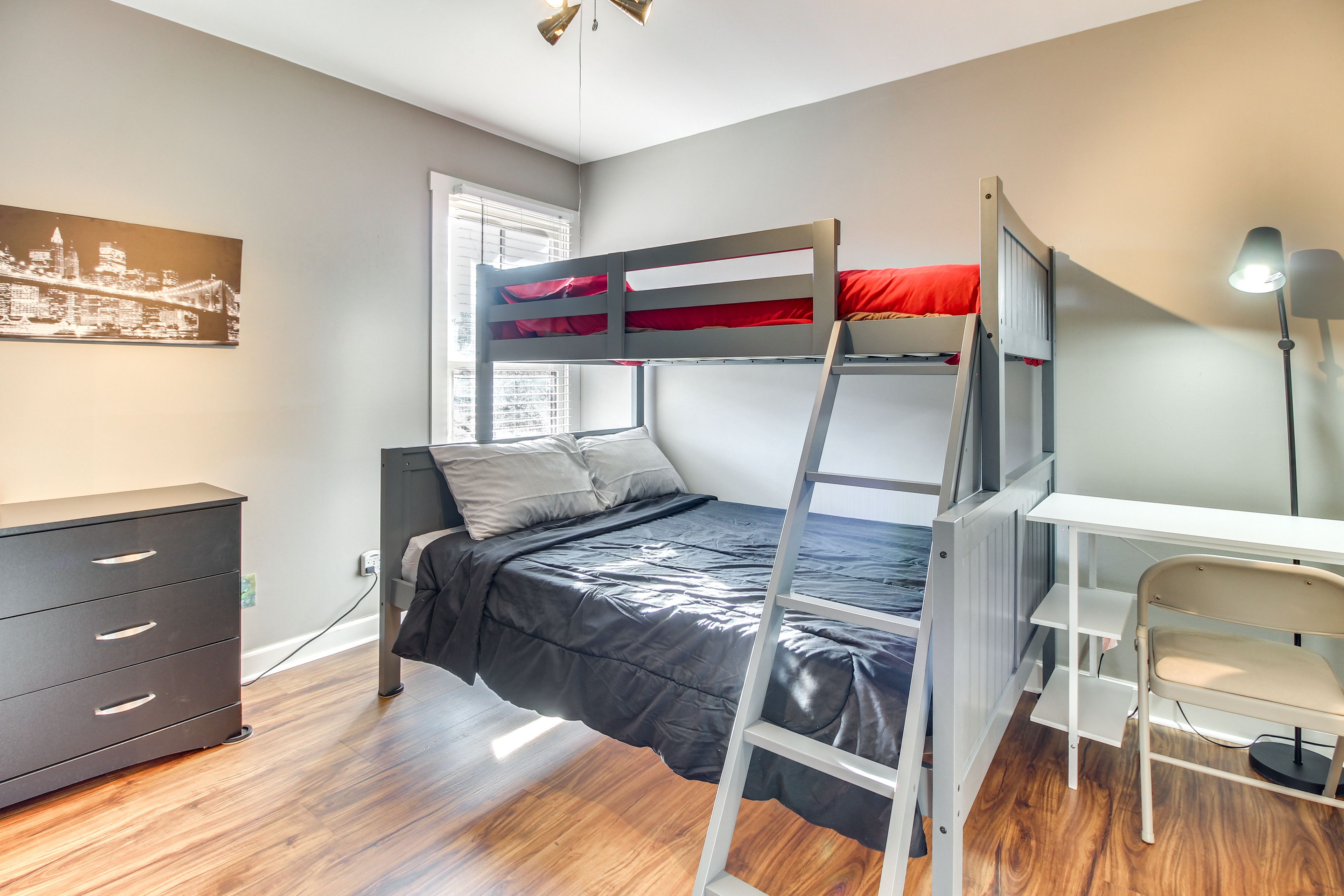 Bedroom 2 | Twin/Full Bunk Bed | Smart TV | 2nd Floor